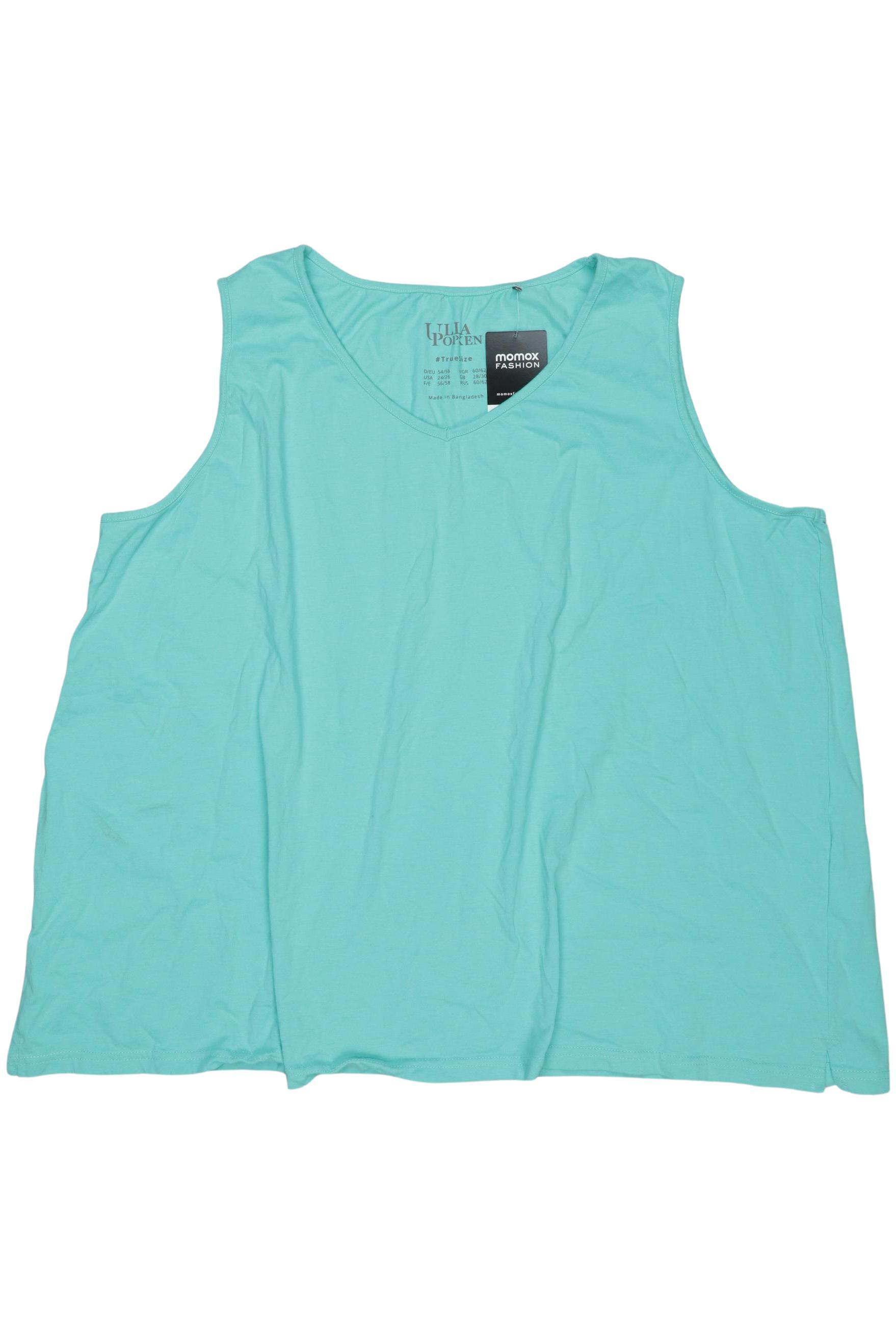 

Ulla Popken Damen Top, türkis, Gr. 54