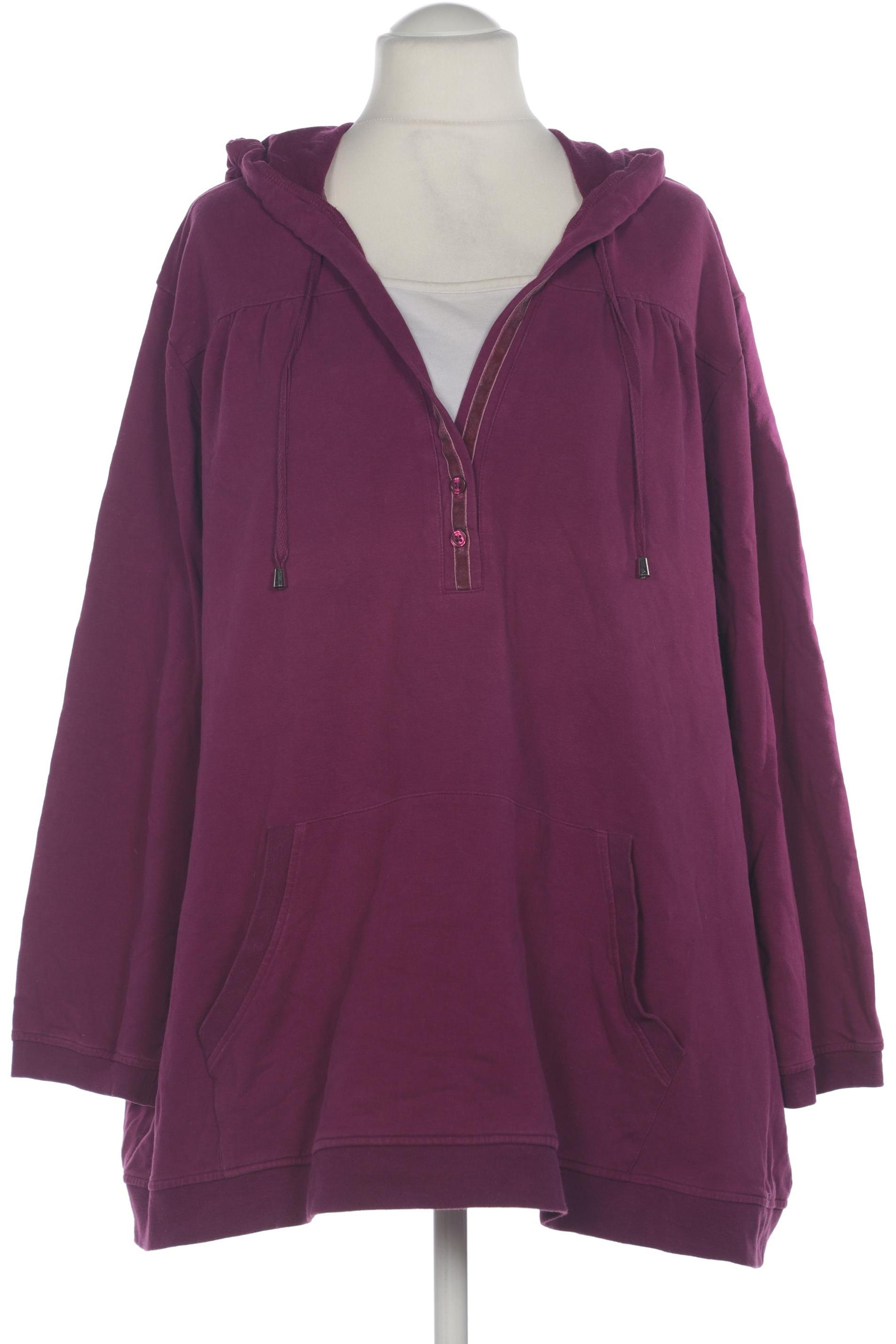 

Ulla Popken Damen Kapuzenpullover, pink, Gr. 58