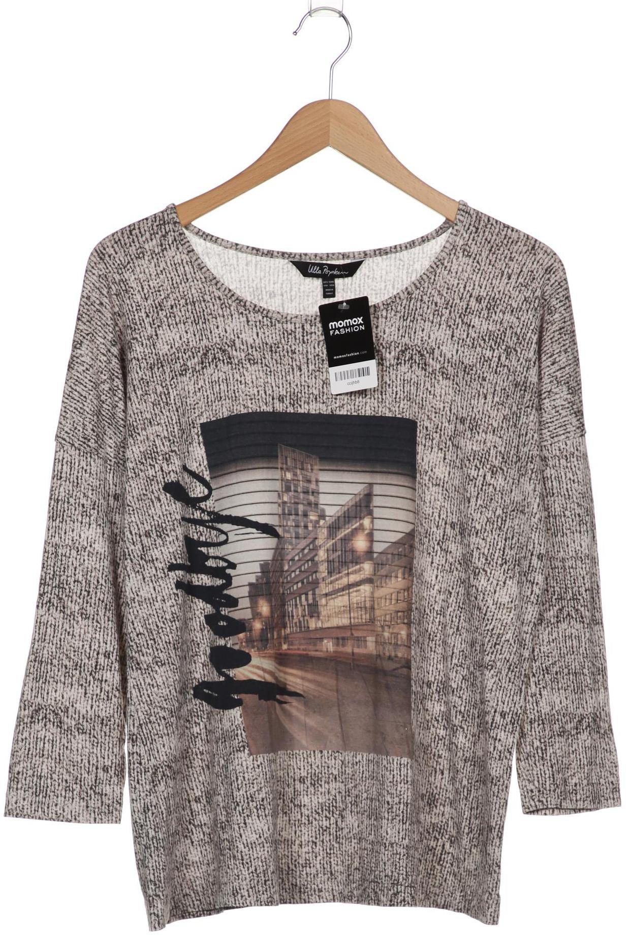 

Ulla Popken Damen Langarmshirt, beige, Gr. 42