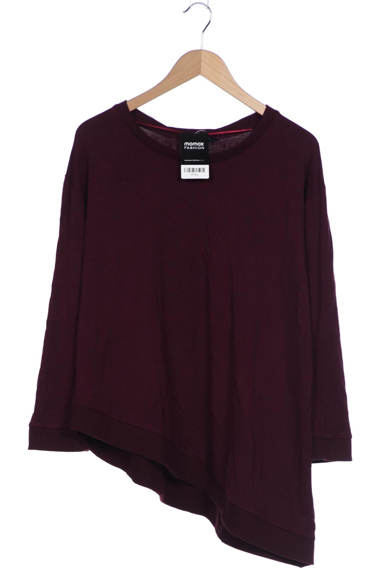 

Ulla Popken Damen Langarmshirt, bordeaux, Gr. 46