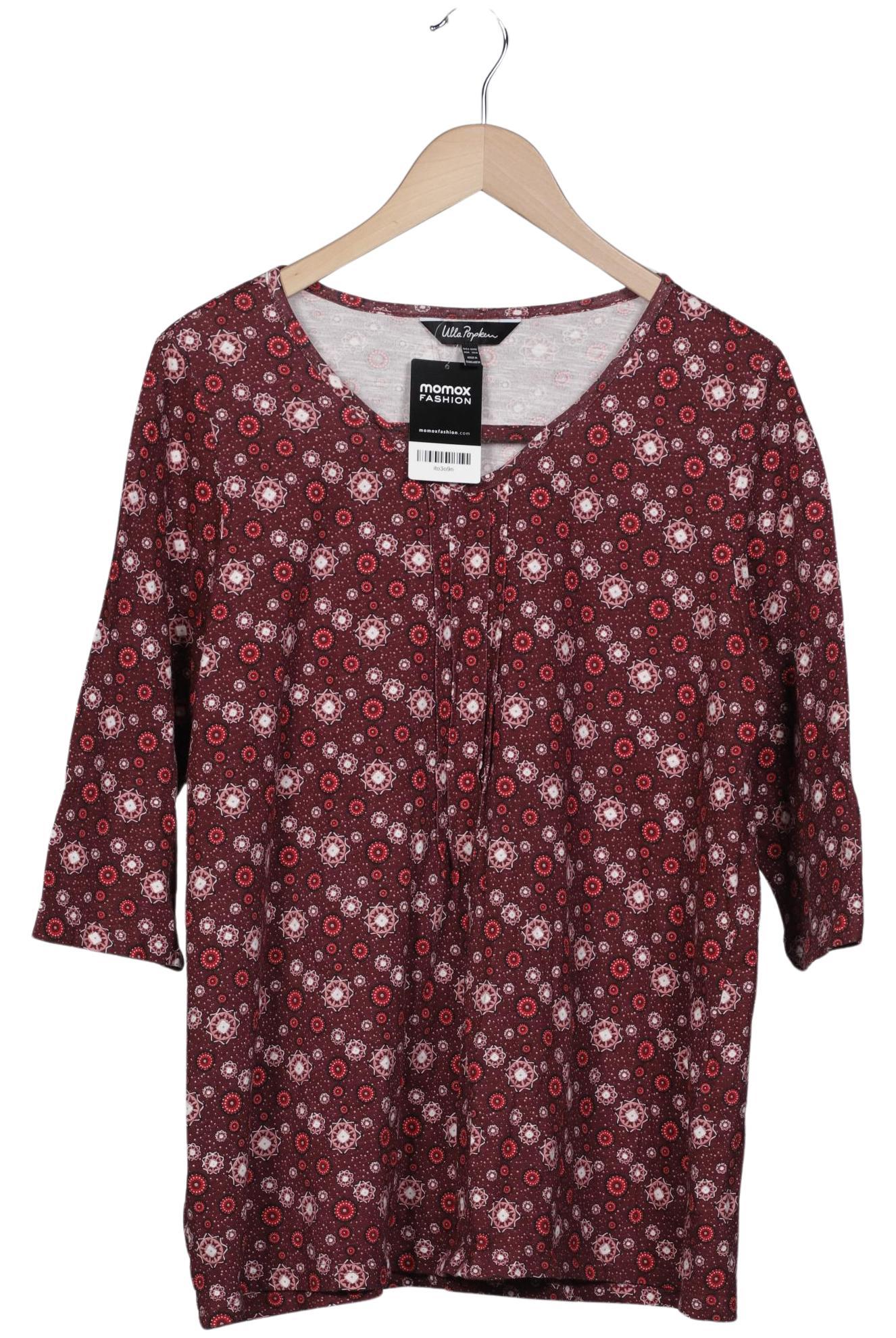 

Ulla Popken Damen Langarmshirt, bordeaux, Gr. 42