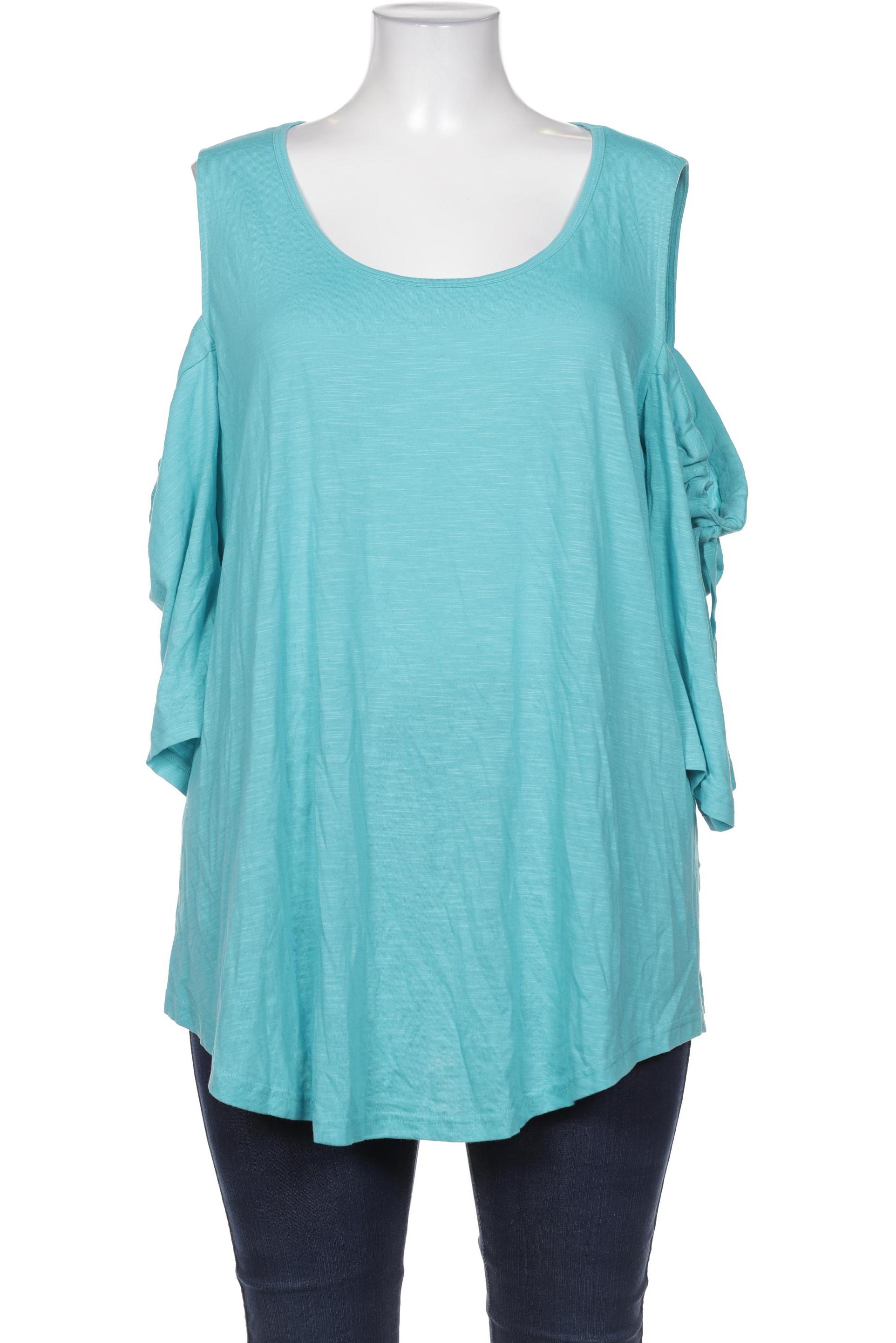 

Ulla Popken Damen T-Shirt, türkis, Gr. 50