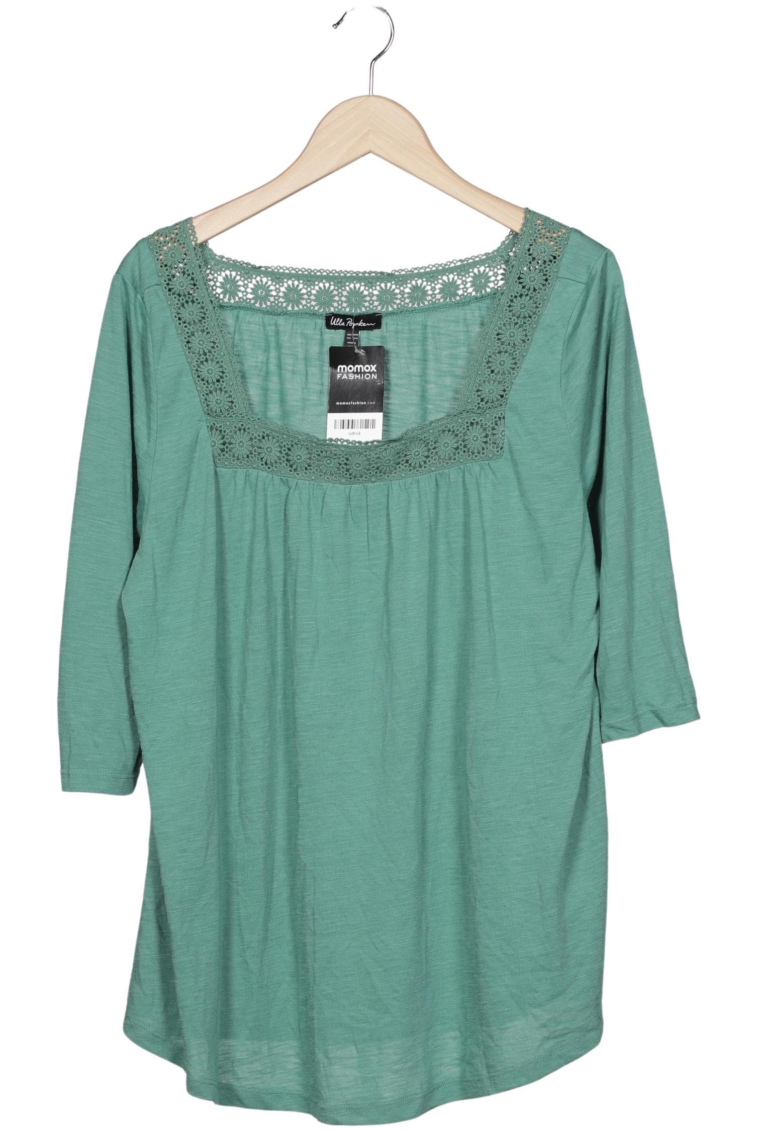 

Ulla Popken Damen Langarmshirt, grün, Gr. 46