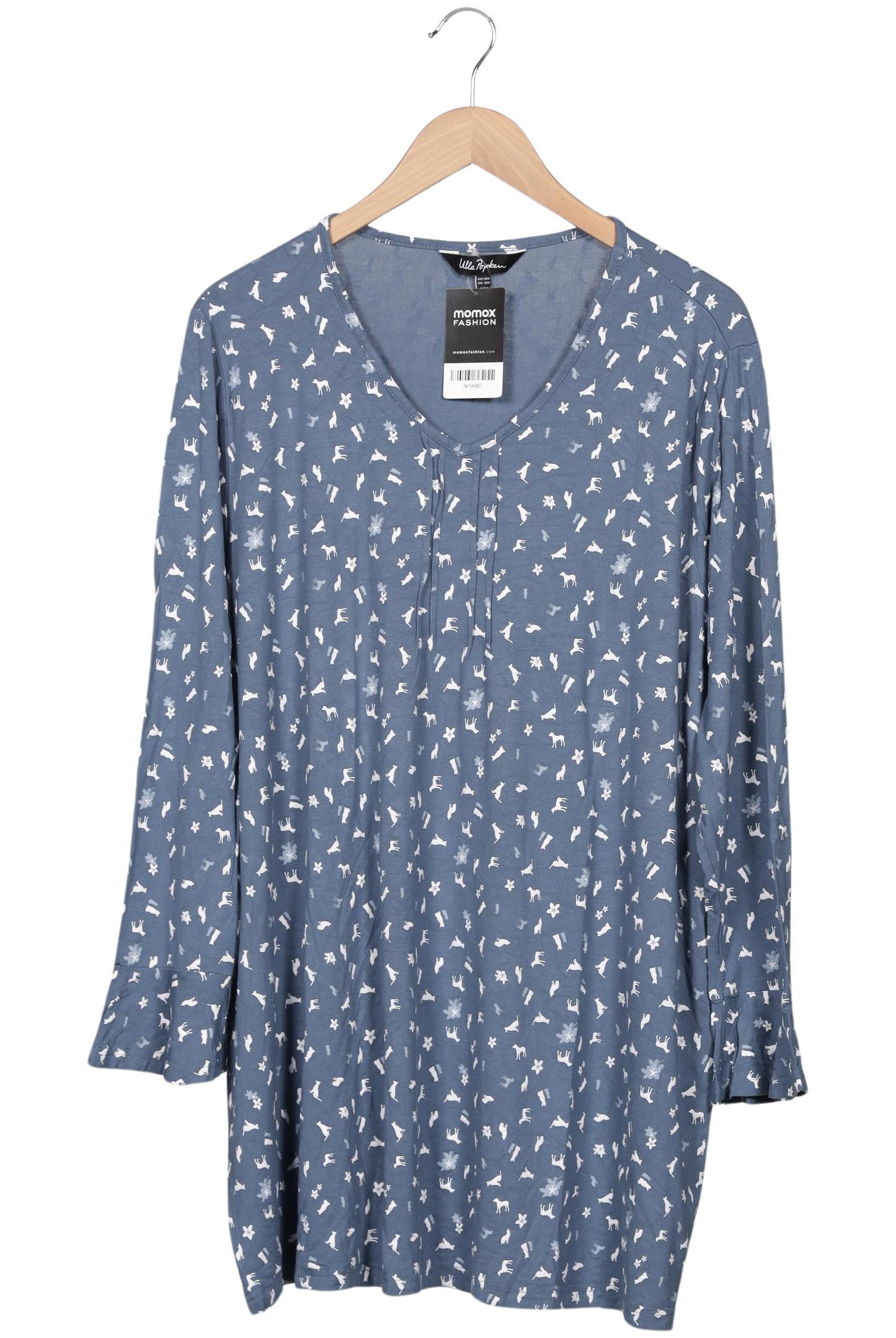 

Ulla Popken Damen Langarmshirt, blau, Gr. 50