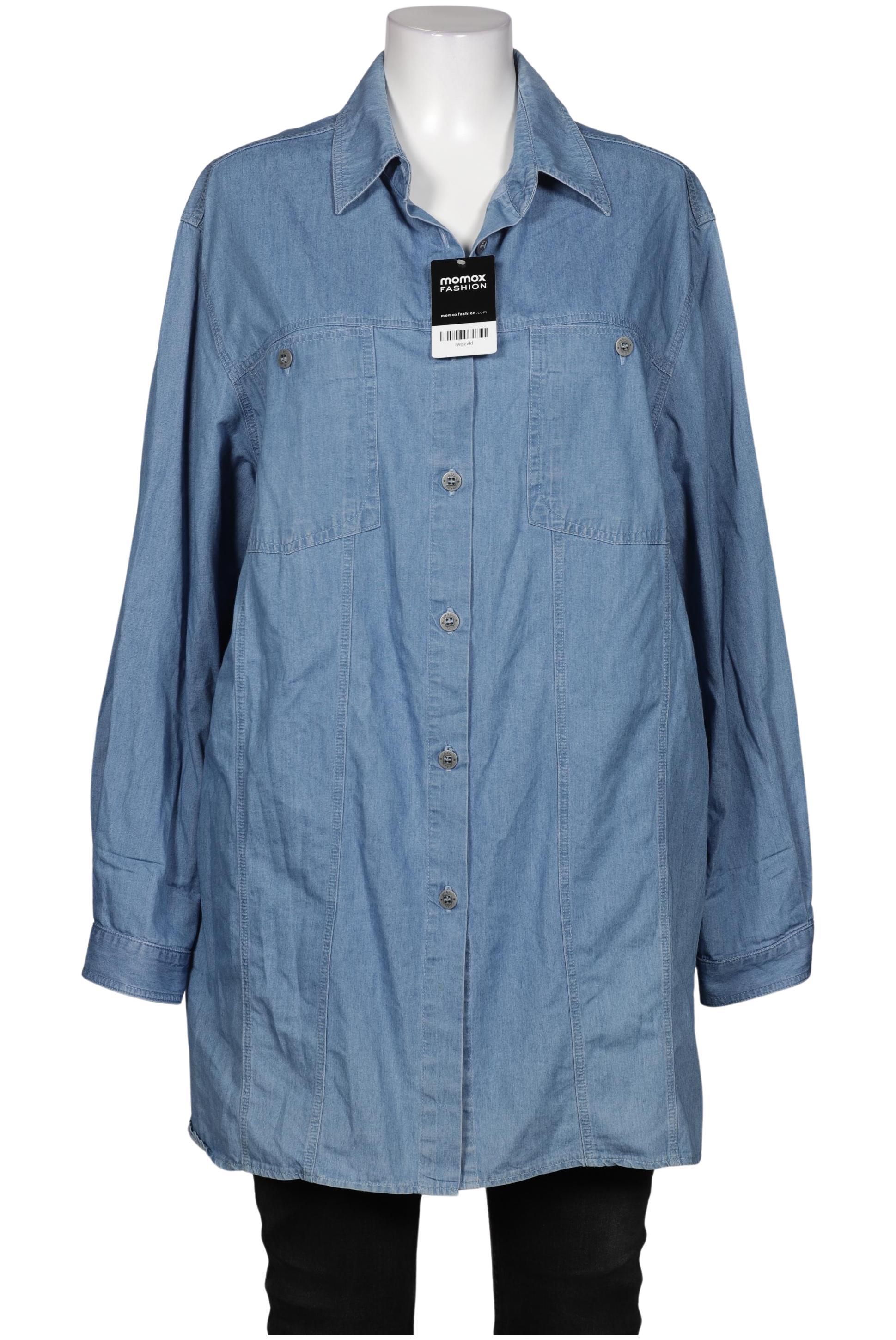 

Ulla Popken Damen Bluse, blau, Gr. 46