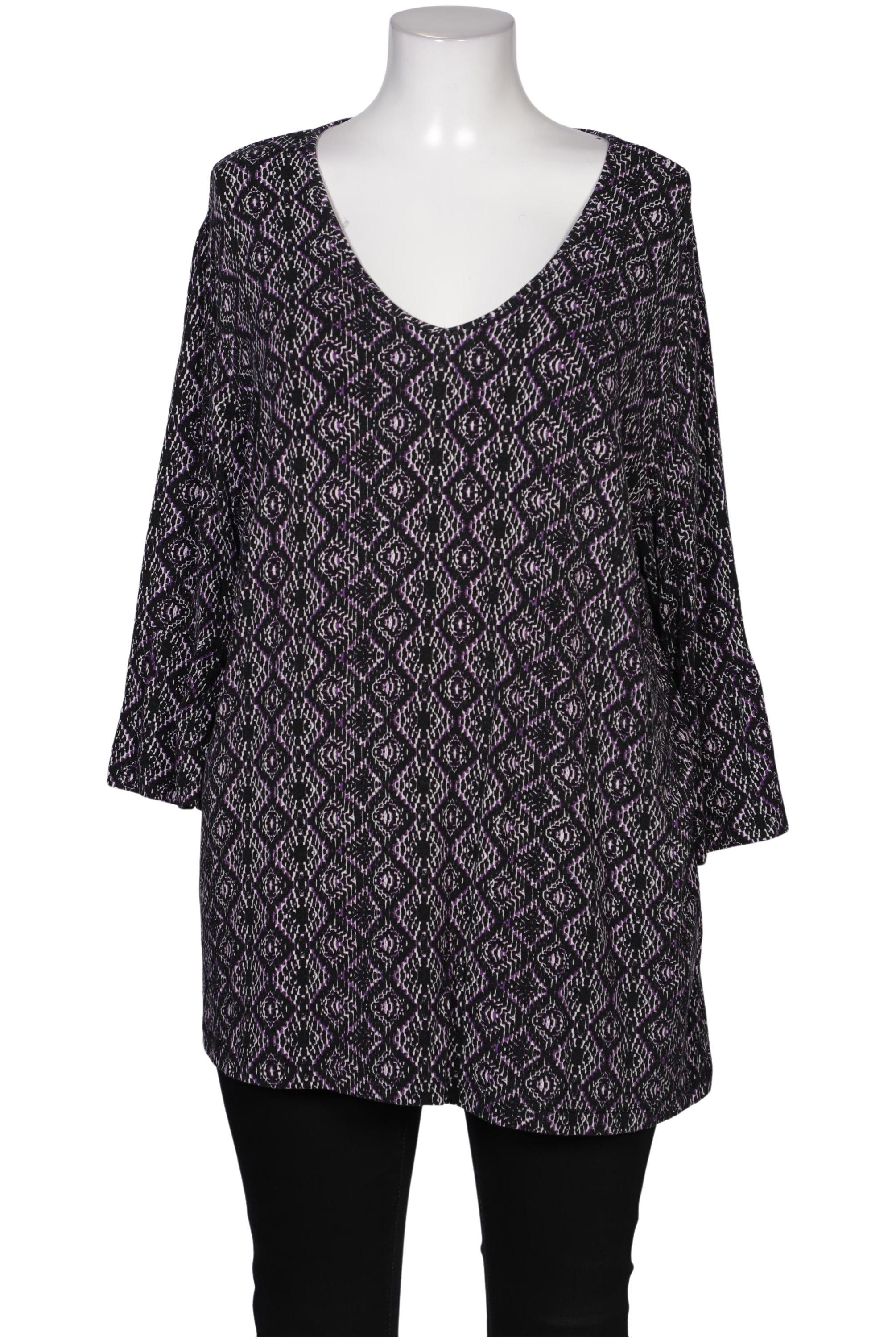 

Ulla Popken Damen Langarmshirt, flieder, Gr. 46