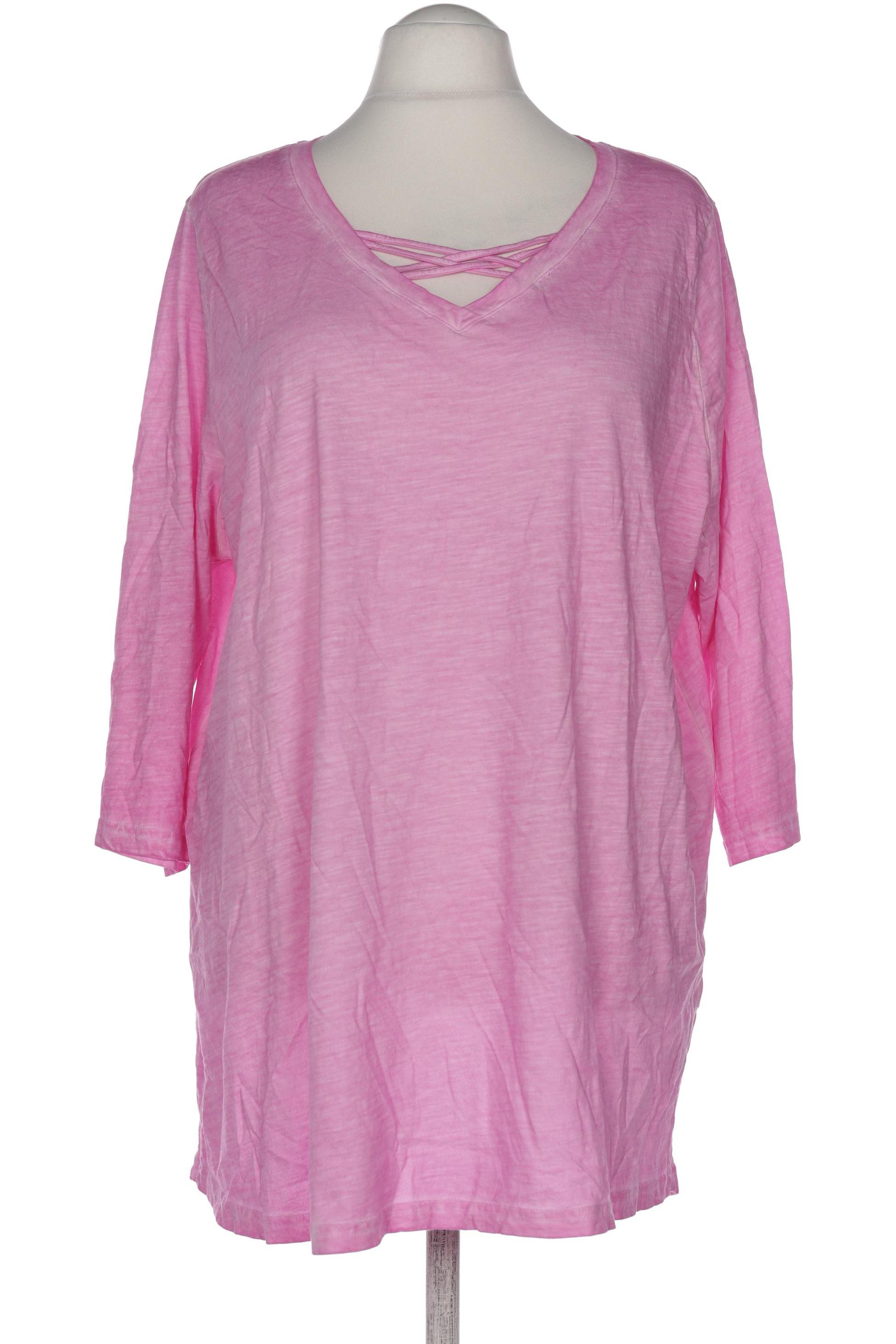 

Ulla Popken Damen Langarmshirt, pink, Gr. 52