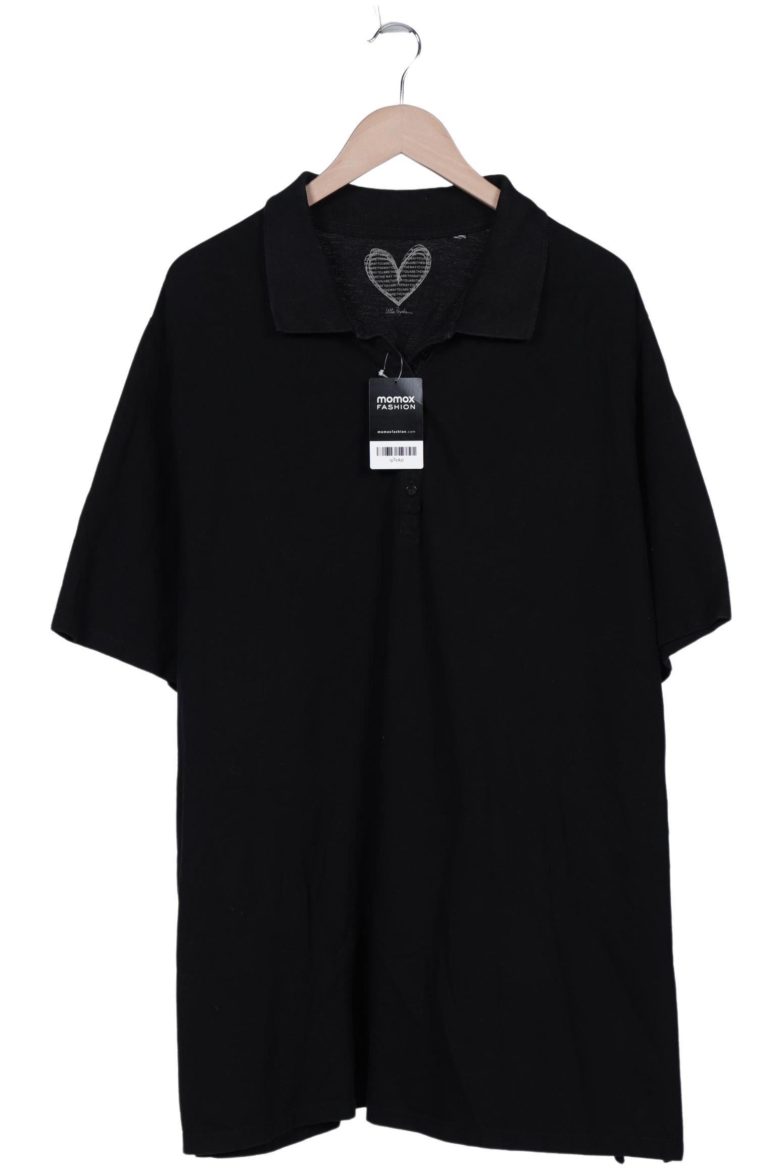 

Ulla Popken Damen Poloshirt, schwarz, Gr. 48