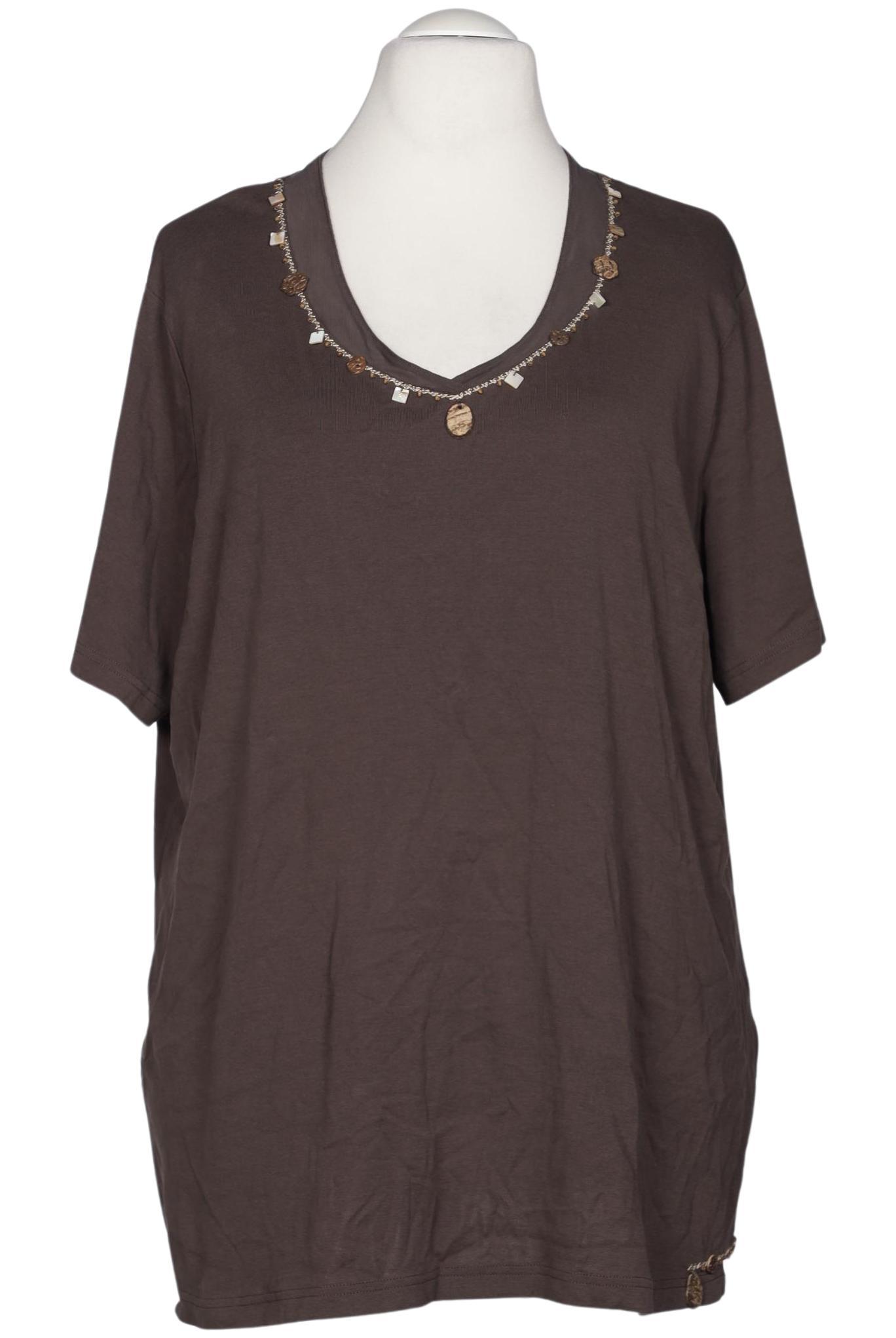 

Ulla Popken Damen T-Shirt, braun, Gr. 54