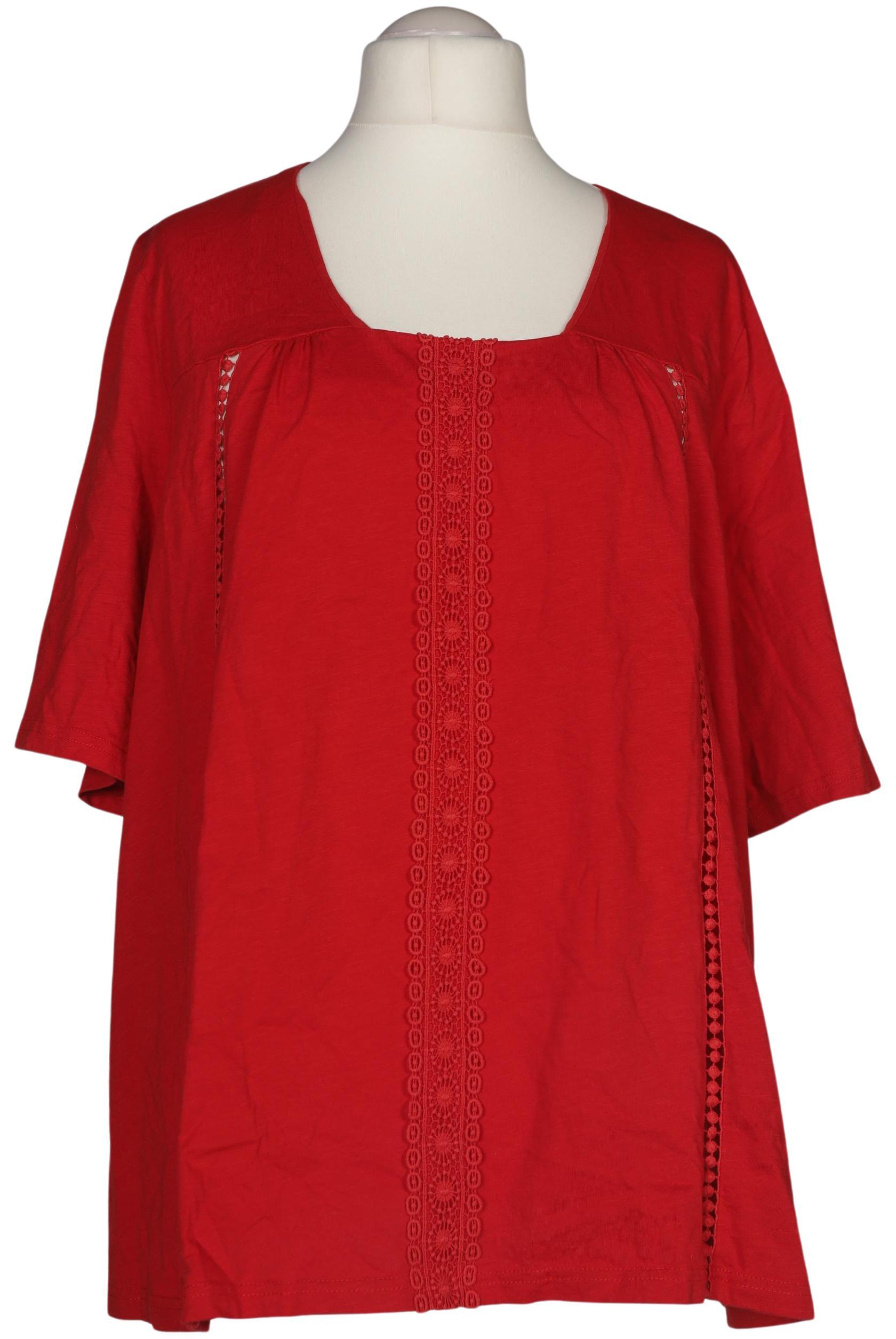

Ulla Popken Damen T-Shirt, rot, Gr. 52