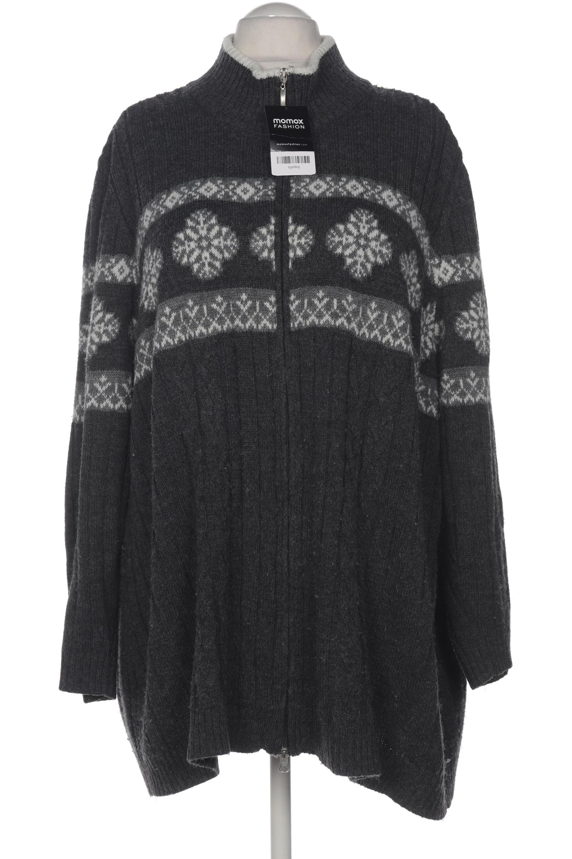 

Ulla Popken Damen Strickjacke, grau, Gr. 54