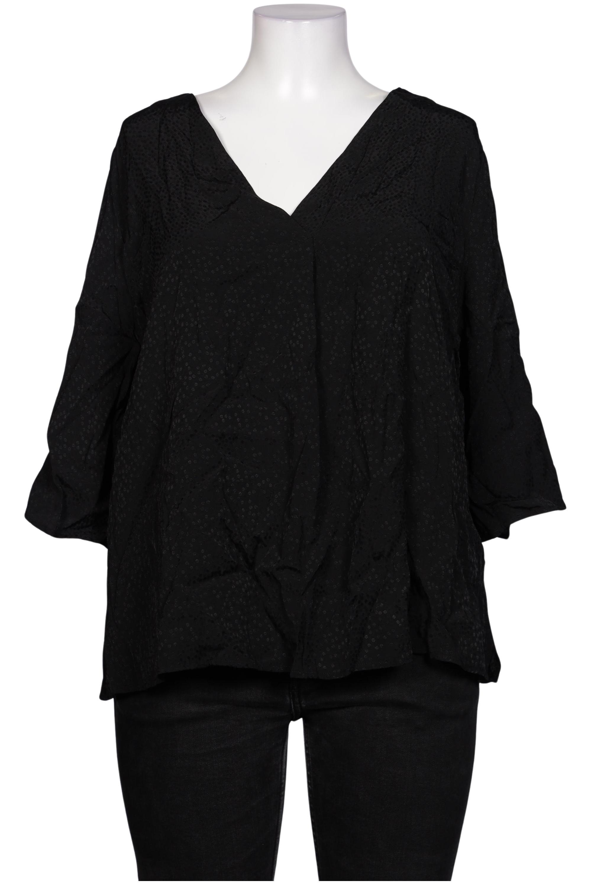 

Ulla Popken Damen Bluse, schwarz, Gr. 46