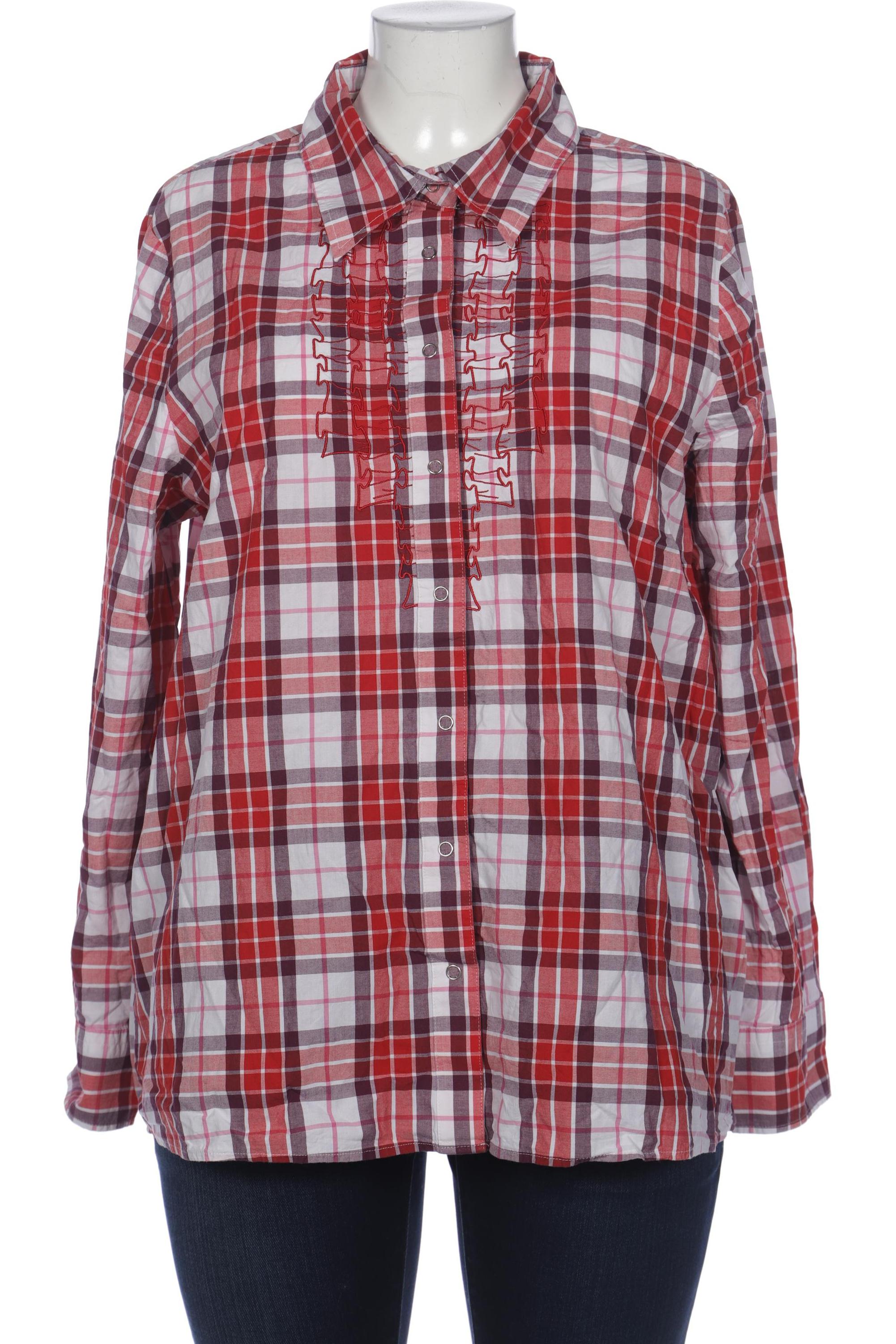 

Ulla Popken Damen Bluse, rot, Gr. 46