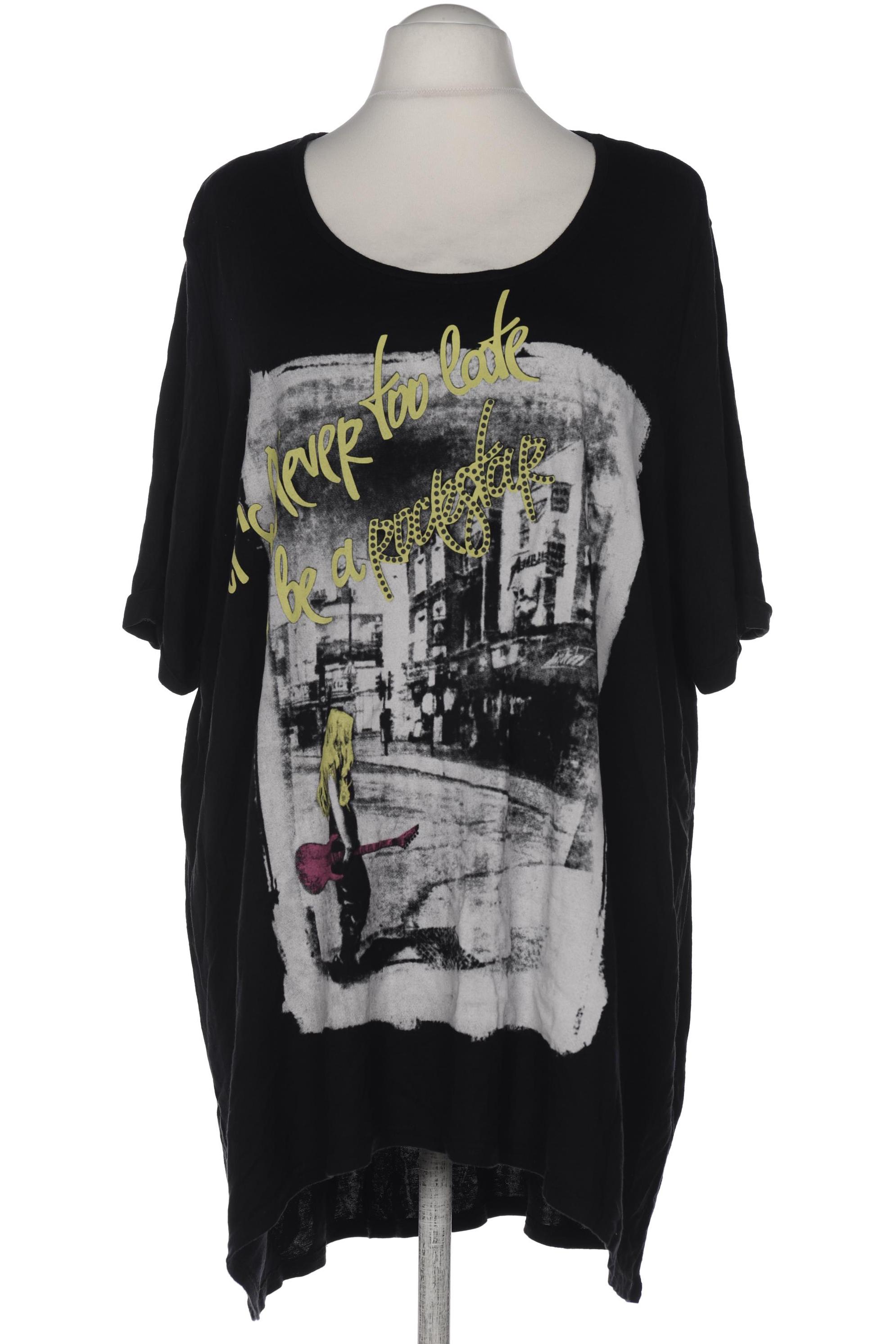 

Ulla Popken Damen T-Shirt, schwarz, Gr. 58