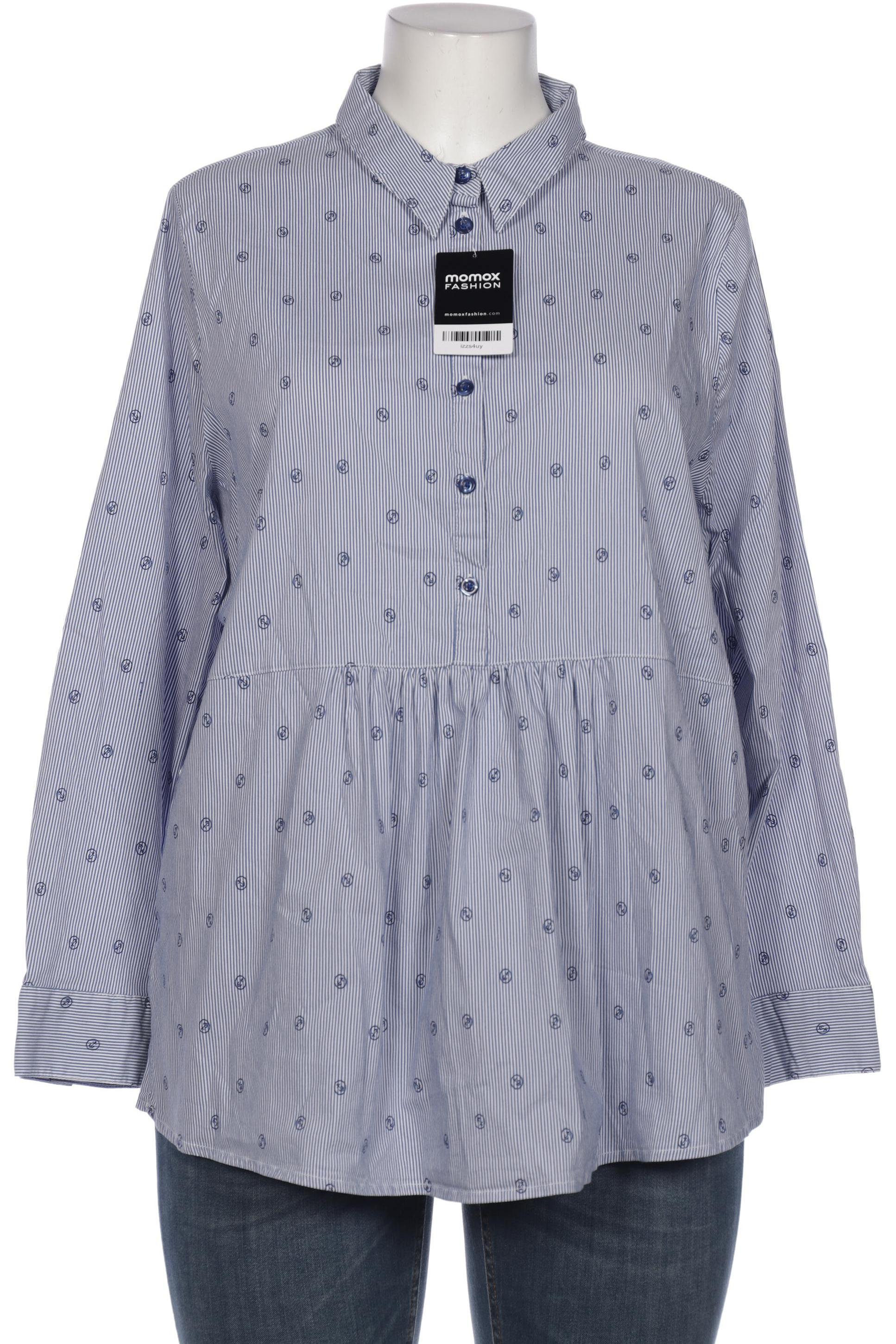 

Ulla Popken Damen Bluse, blau, Gr. 46