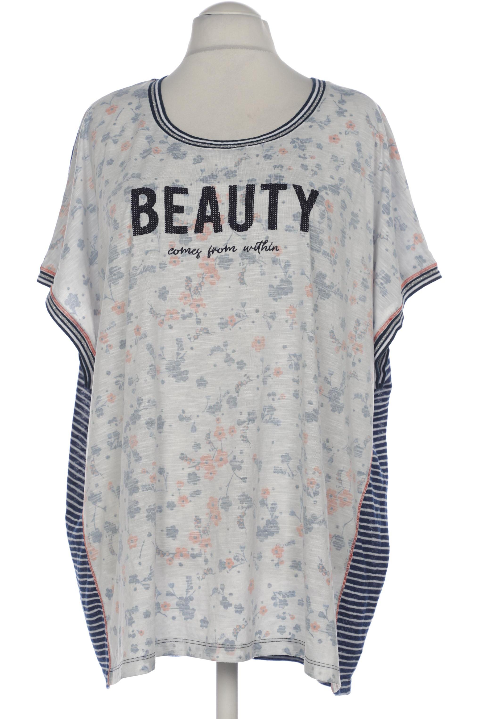 

Ulla Popken Damen T-Shirt, blau, Gr. 58
