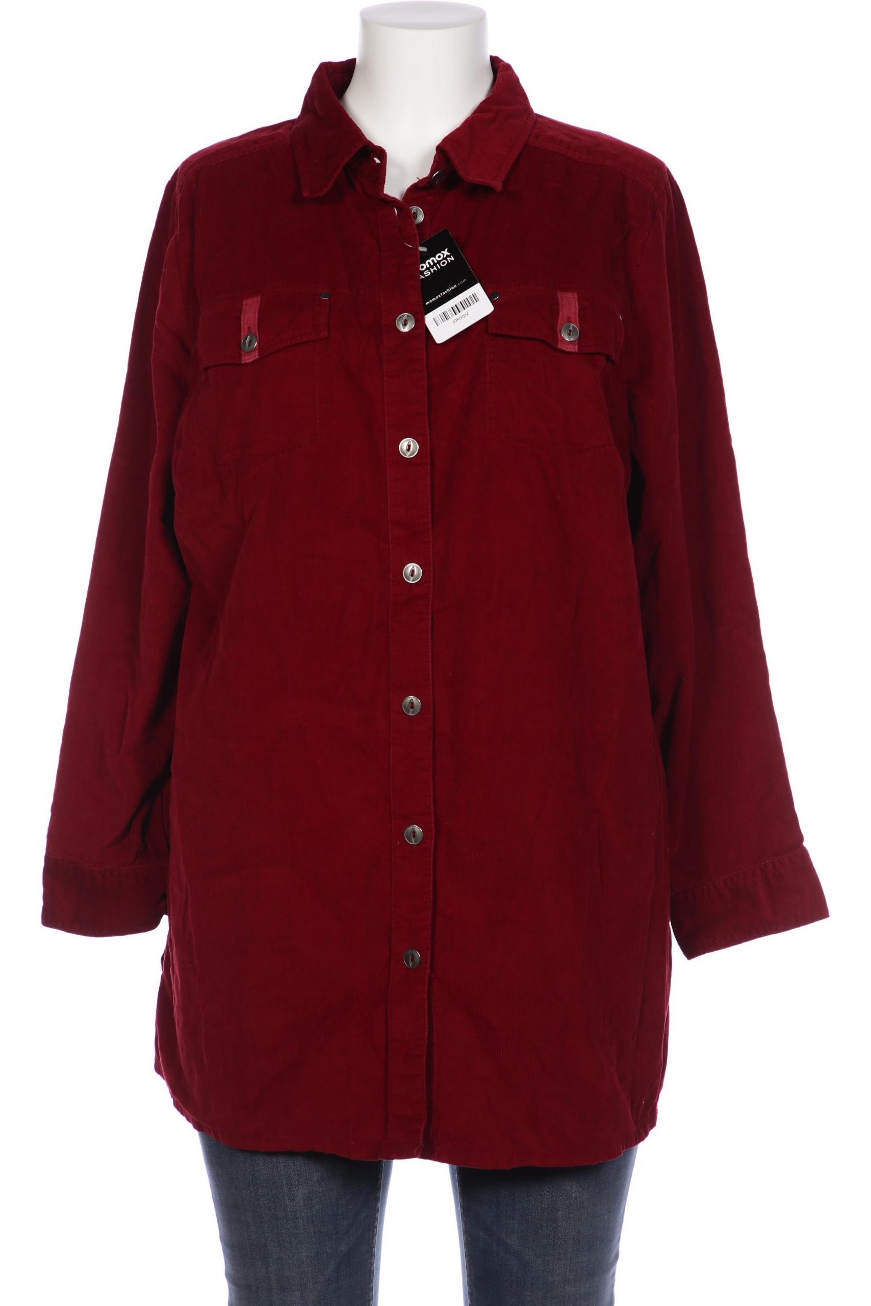 

Ulla Popken Damen Bluse, bordeaux, Gr. 46