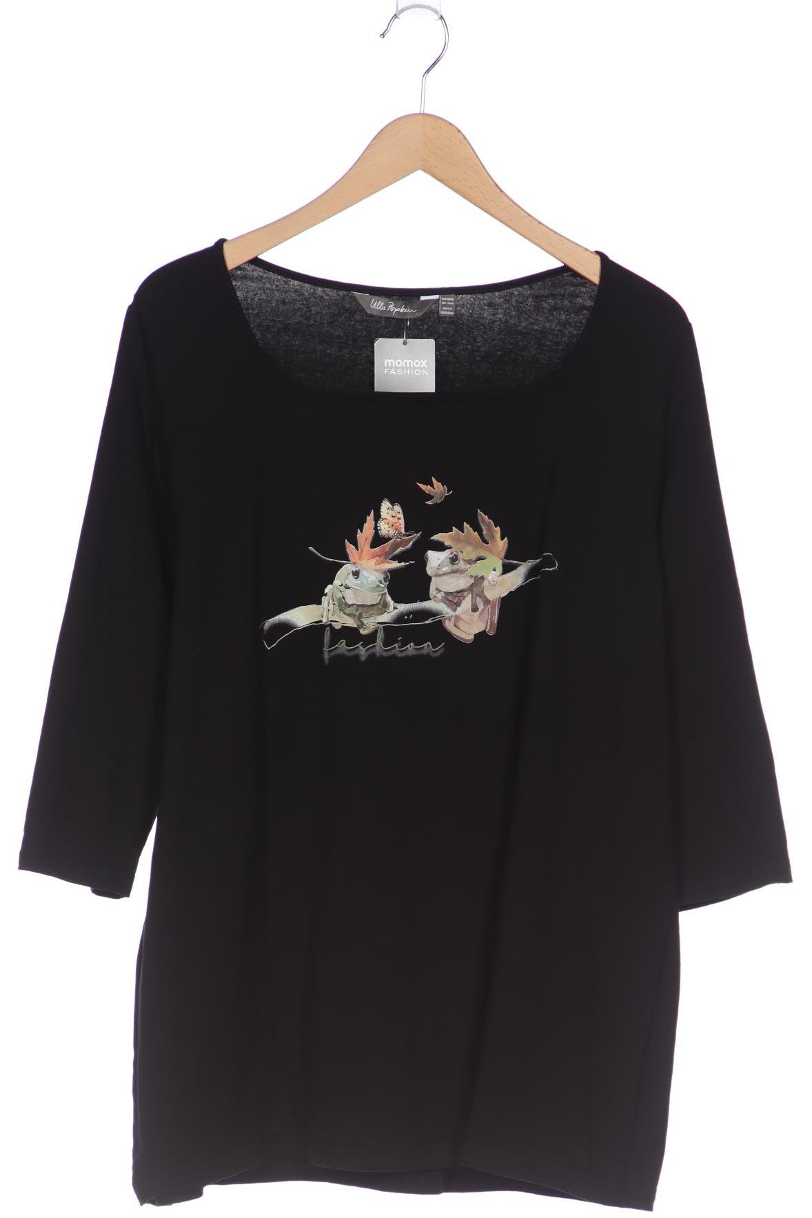 

Ulla Popken Damen Langarmshirt, schwarz, Gr. 46
