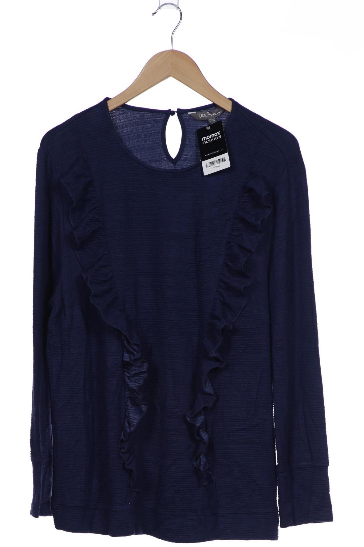 

Ulla Popken Damen Langarmshirt, marineblau, Gr. 46
