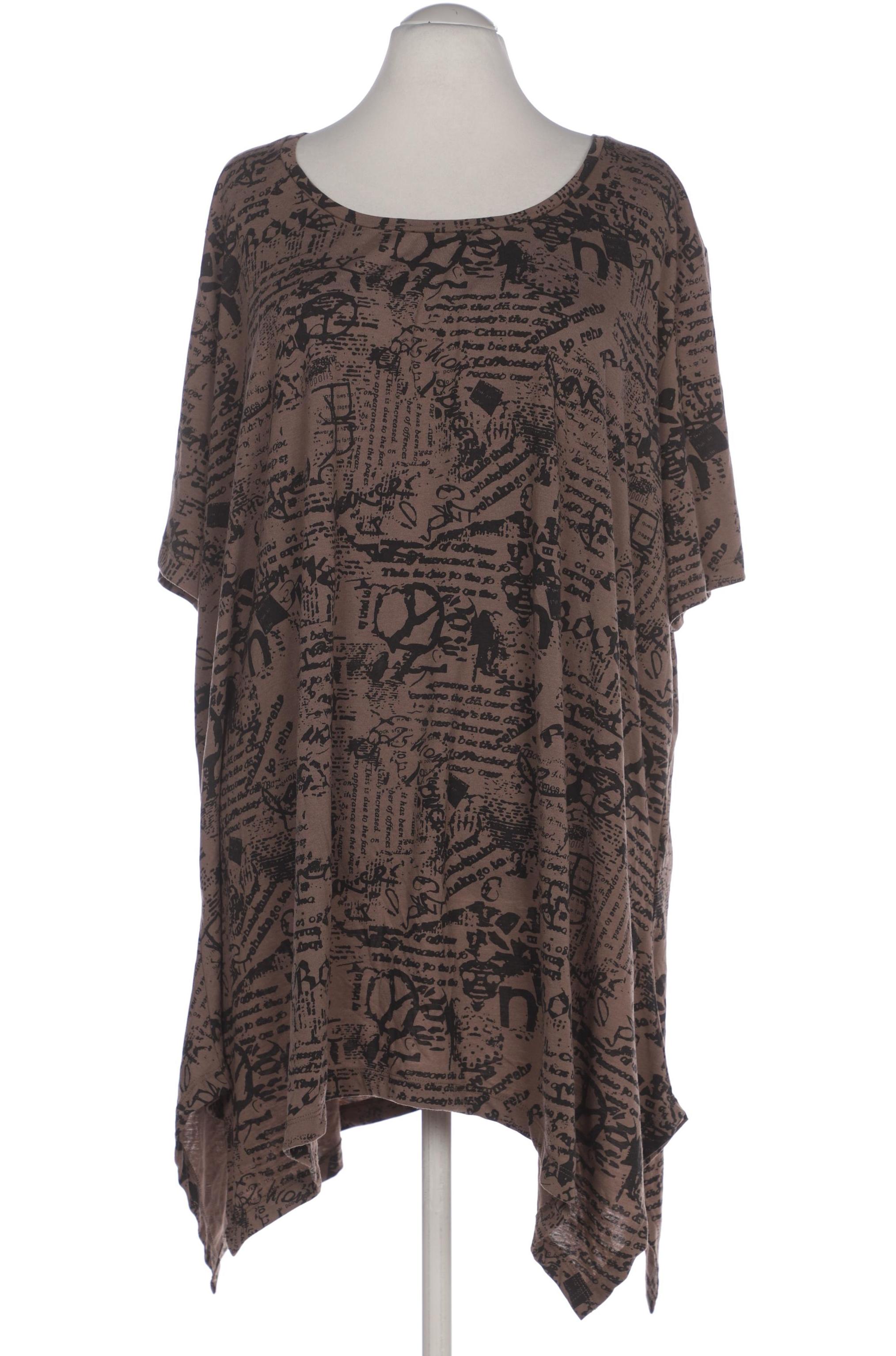 

Ulla Popken Damen T-Shirt, braun, Gr. 58