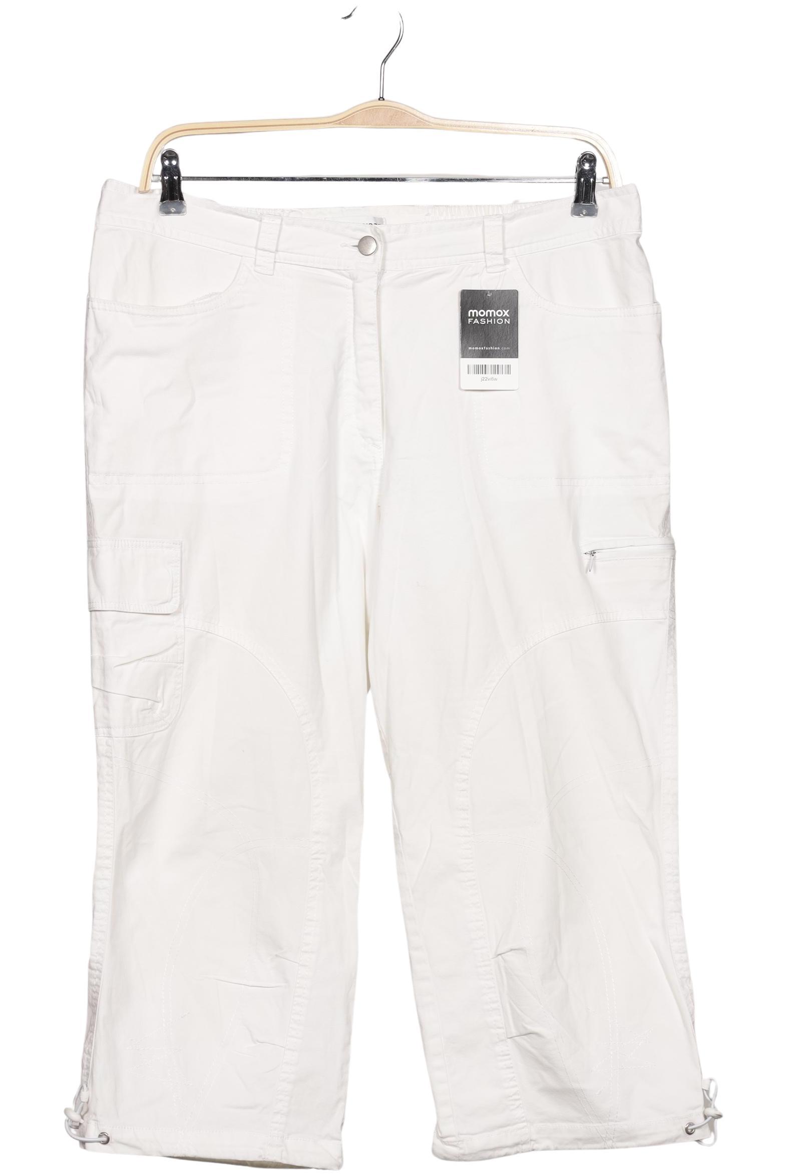 

Ulla Popken Damen Stoffhose, weiß, Gr. 46