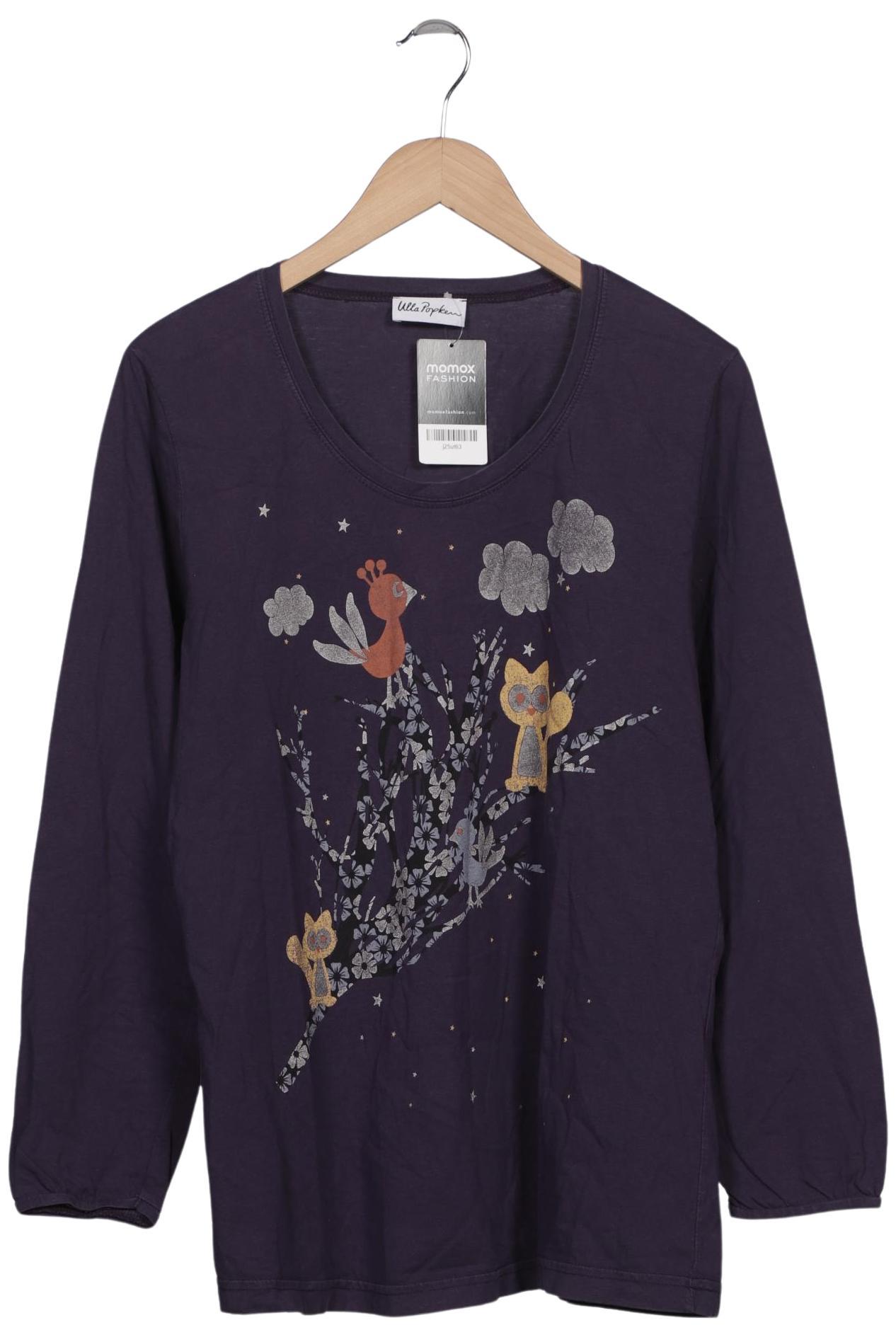 

Ulla Popken Damen Langarmshirt, flieder, Gr. 46