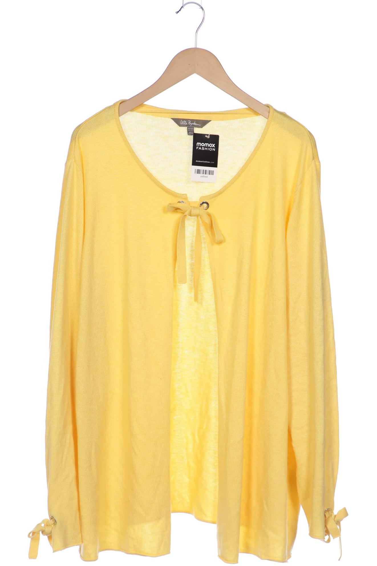 

Ulla Popken Damen Strickjacke, gelb, Gr. 50