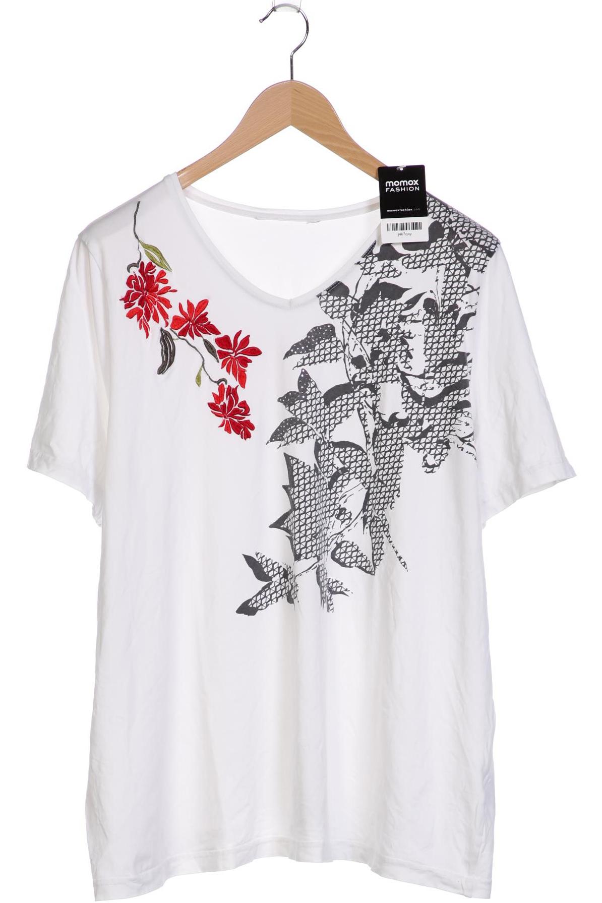 

Ulla Popken Damen T-Shirt, weiß, Gr. 48