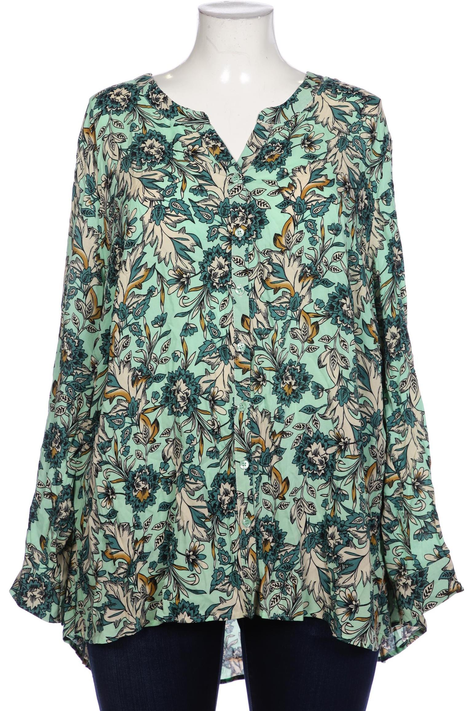 

Ulla Popken Damen Bluse, türkis, Gr. 50