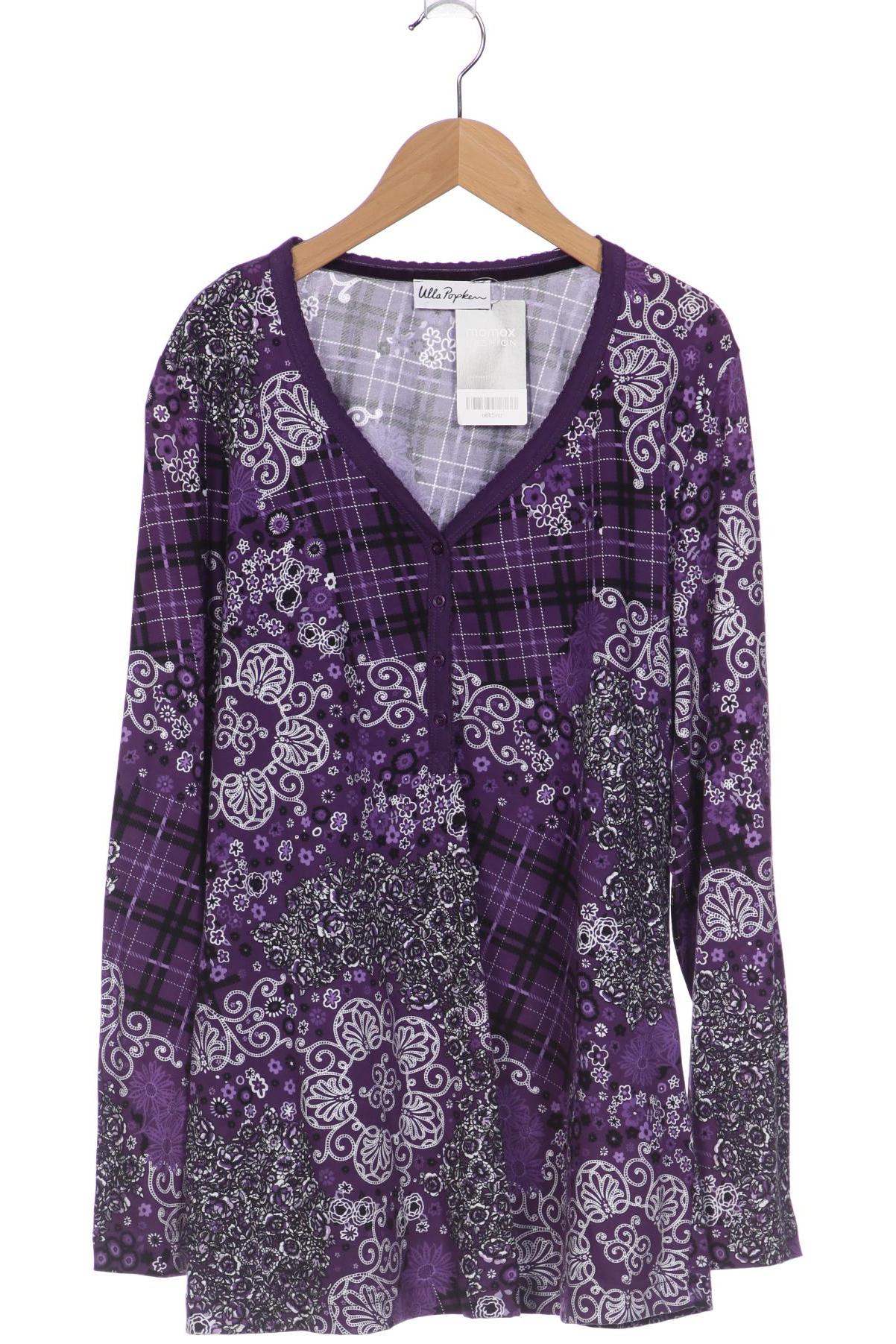 

Ulla Popken Damen Langarmshirt, flieder, Gr. 46