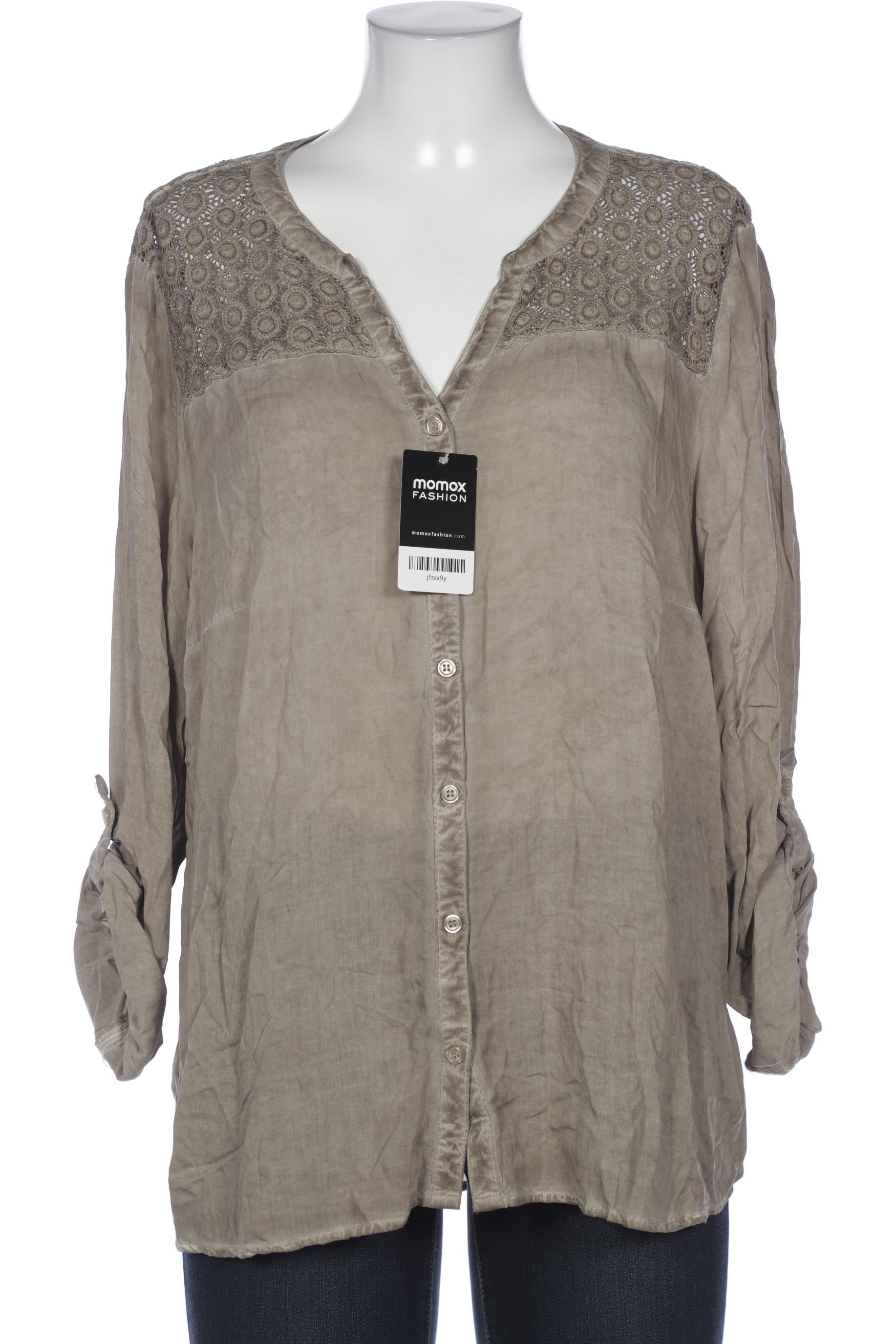 

Ulla Popken Damen Bluse, beige, Gr. 48