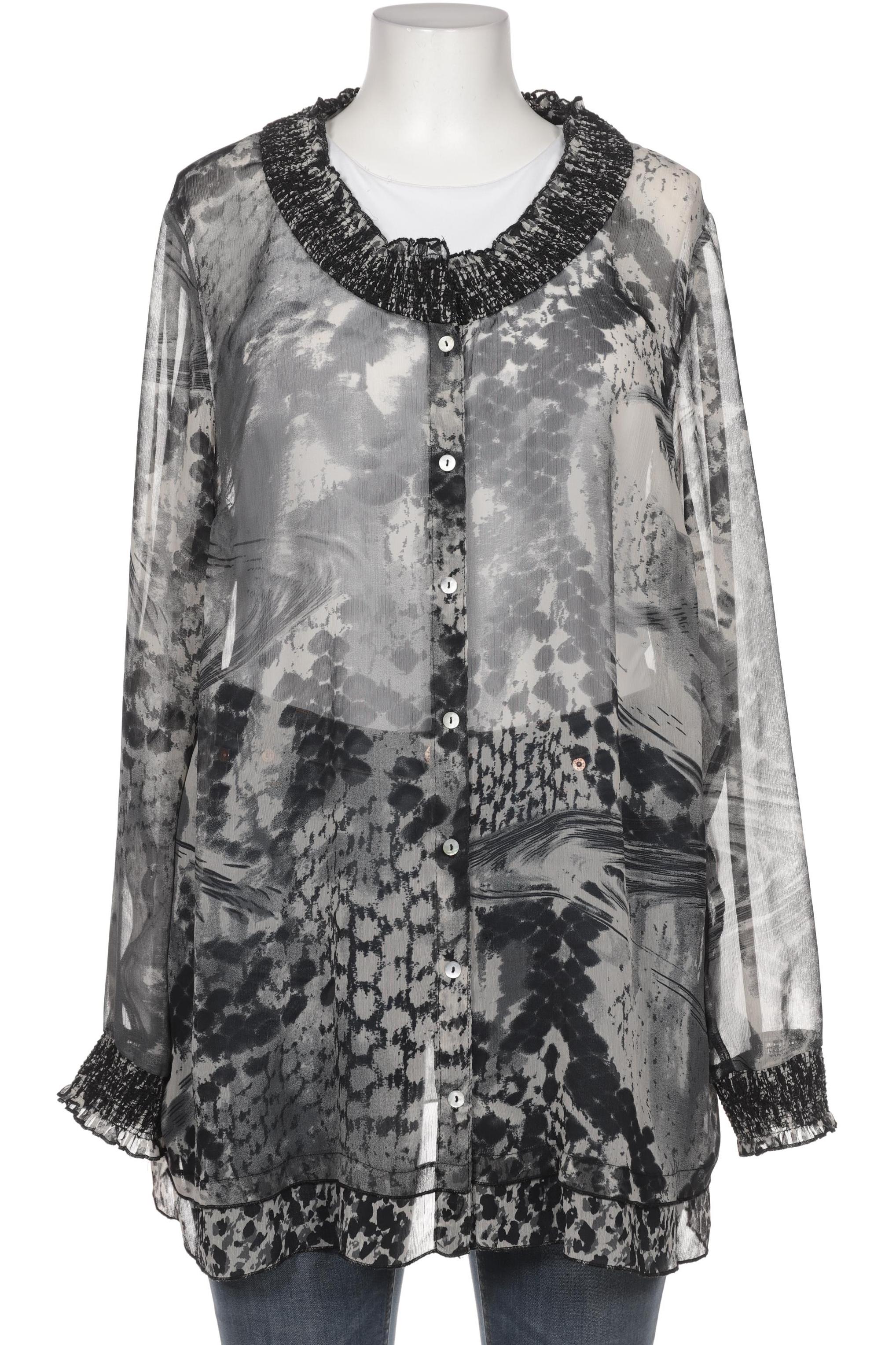 

Ulla Popken Damen Bluse, grau, Gr. 50