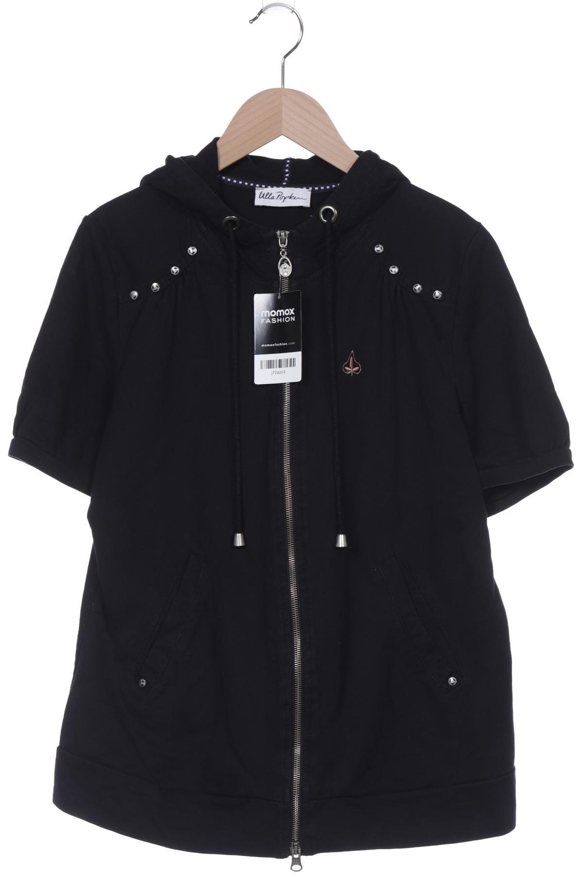 

Ulla Popken Damen Kapuzenpullover, schwarz, Gr. 42