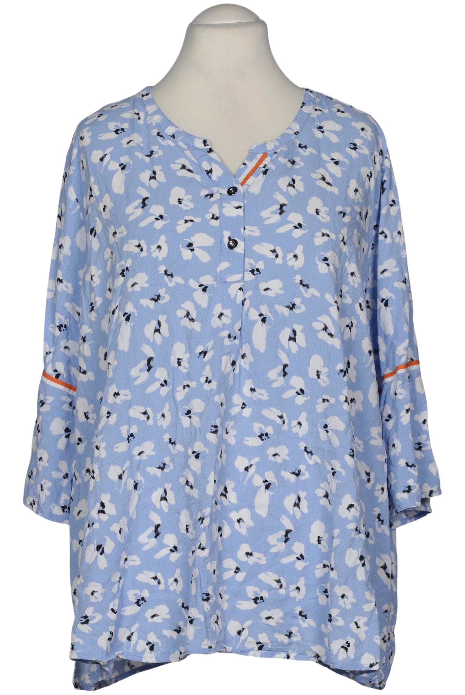 

Ulla Popken Damen Bluse, blau, Gr. 54