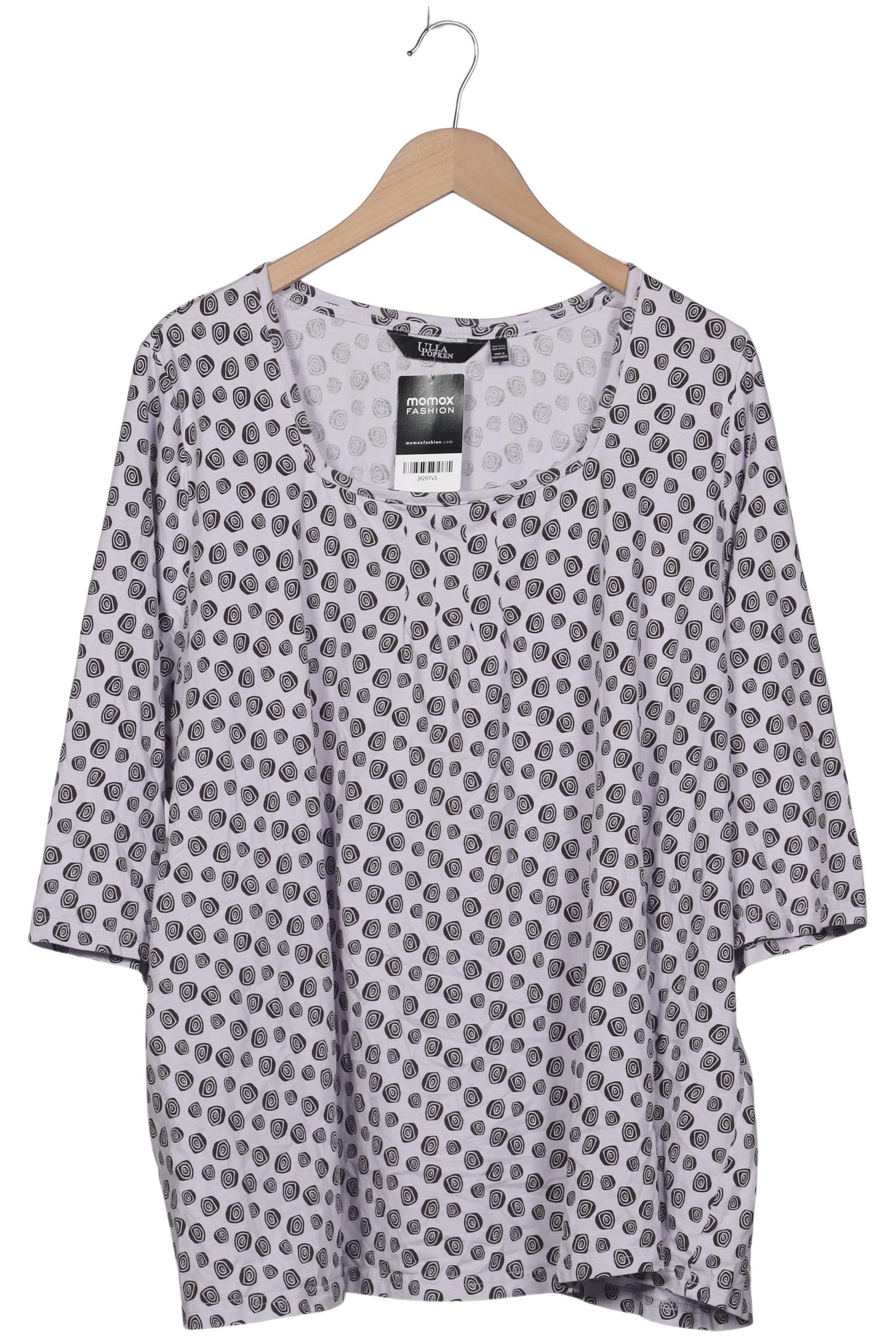 

Ulla Popken Damen Langarmshirt, weiß, Gr. 54