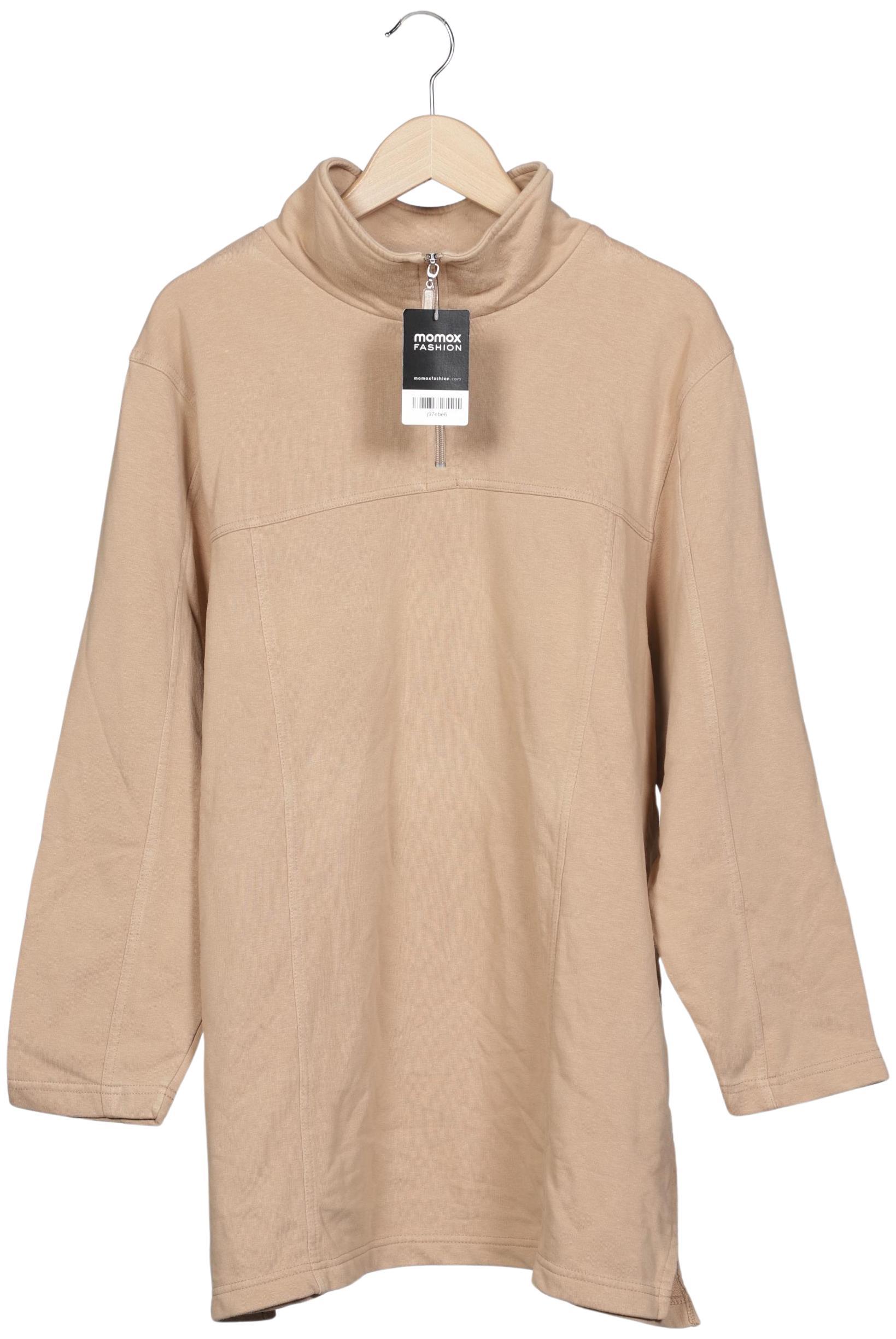 

Ulla Popken Damen Sweatshirt, beige, Gr. 46