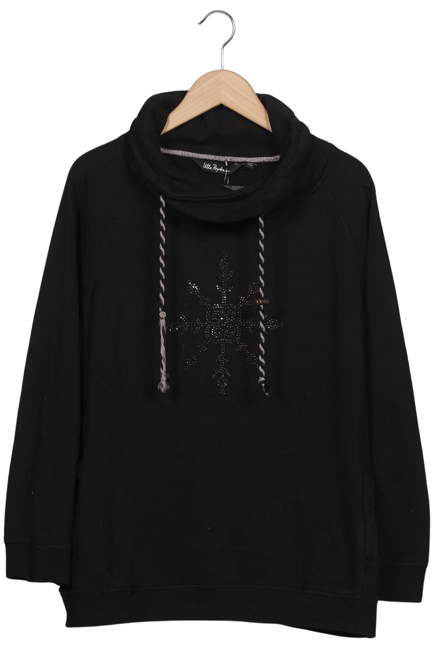

Ulla Popken Damen Sweatshirt, schwarz, Gr. 46