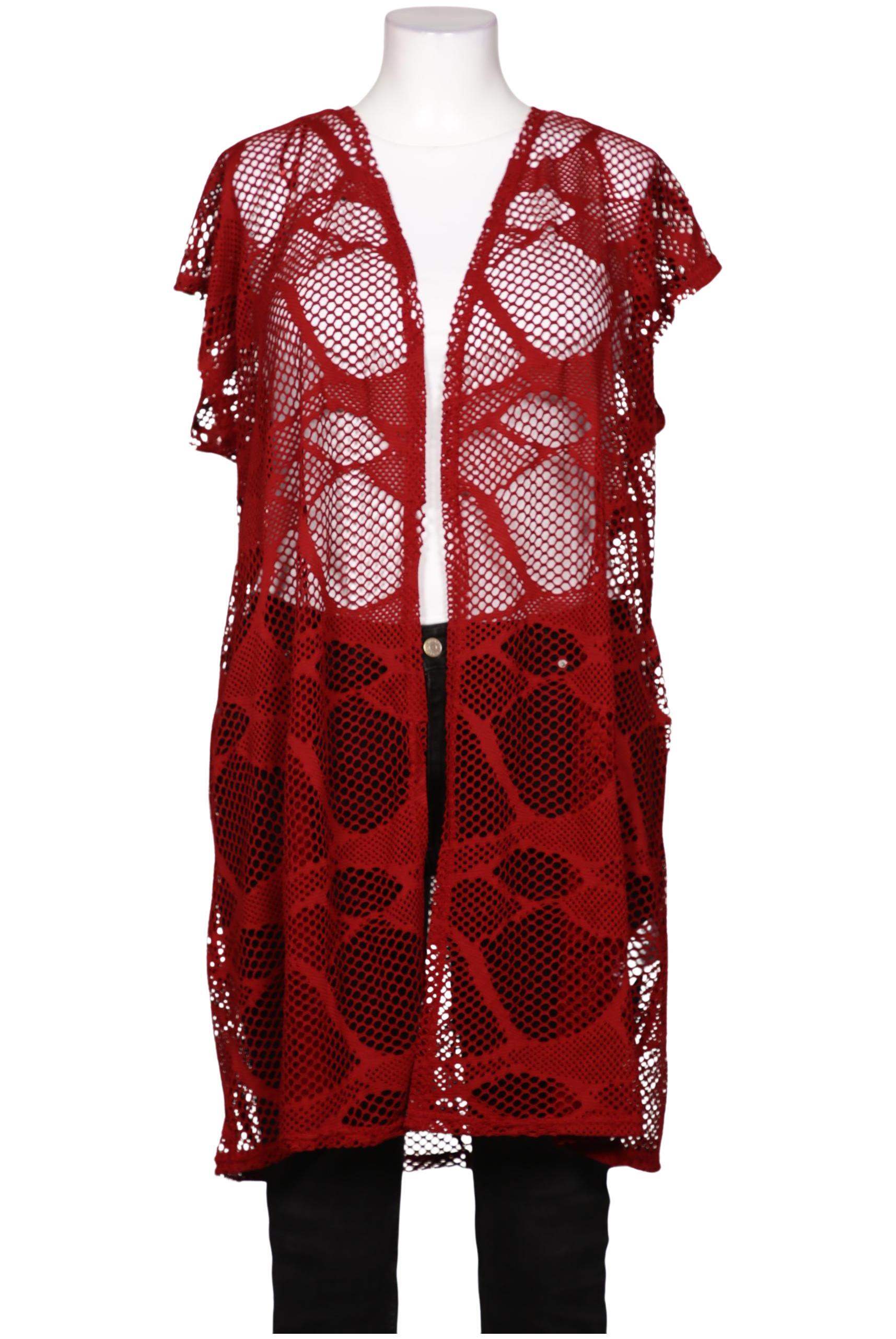 

Ulla Popken Damen Strickjacke, bordeaux, Gr. 46