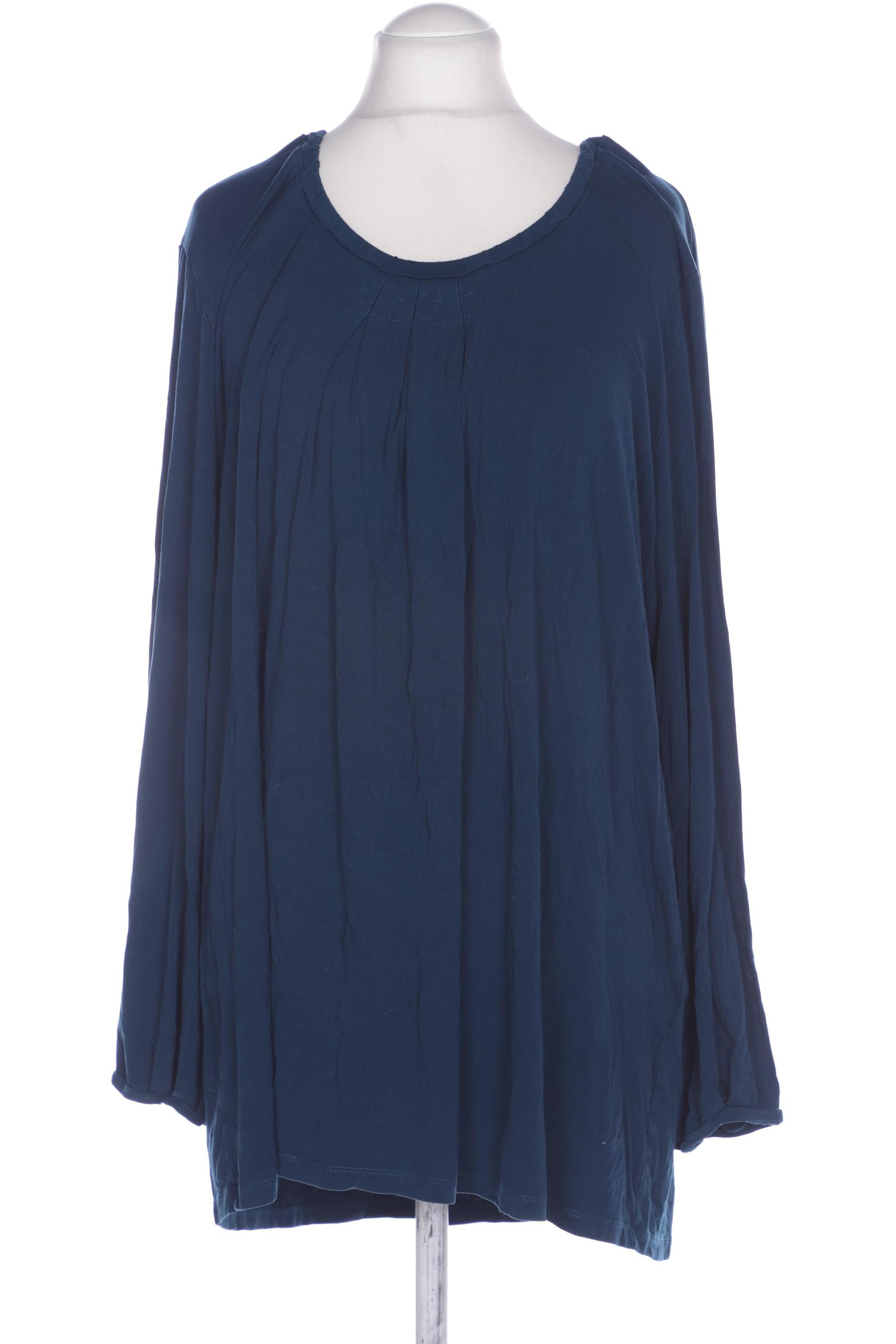

Ulla Popken Damen Langarmshirt, blau
