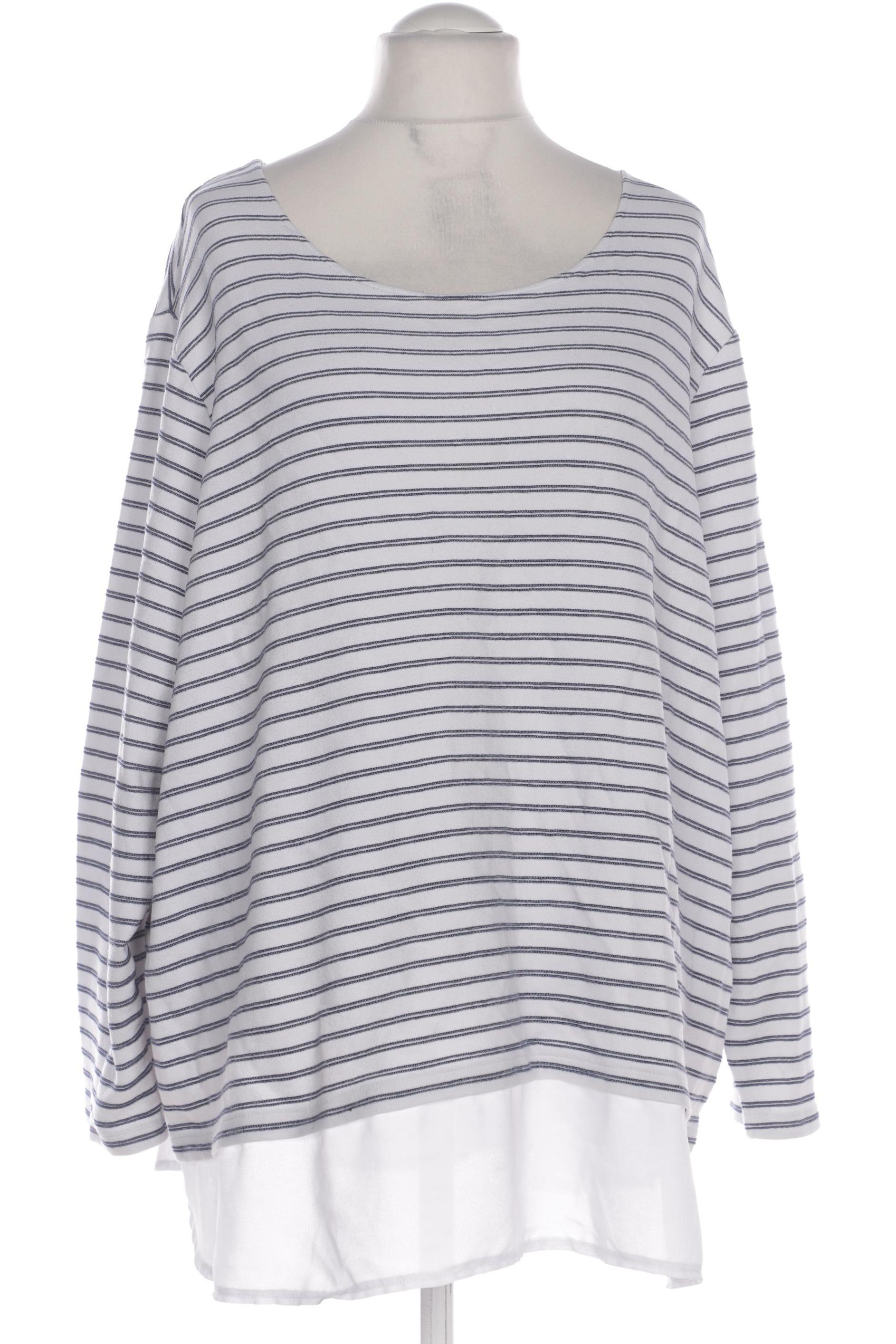 

Ulla Popken Damen Sweatshirt, weiß, Gr. 58