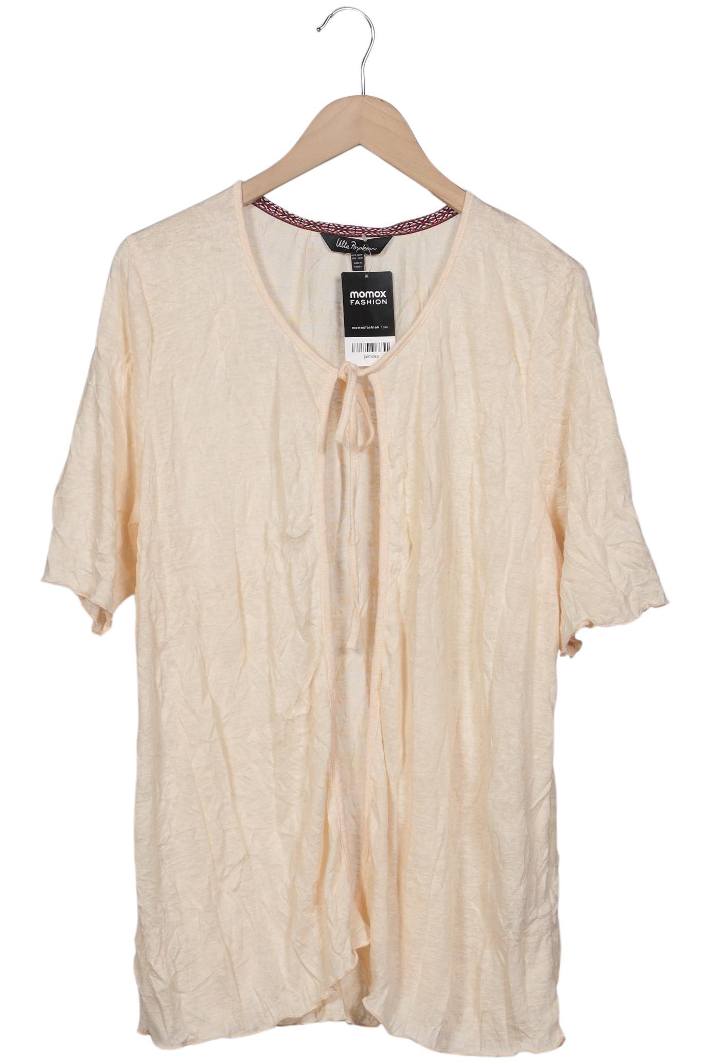 

Ulla Popken Damen Strickjacke, beige, Gr. 46
