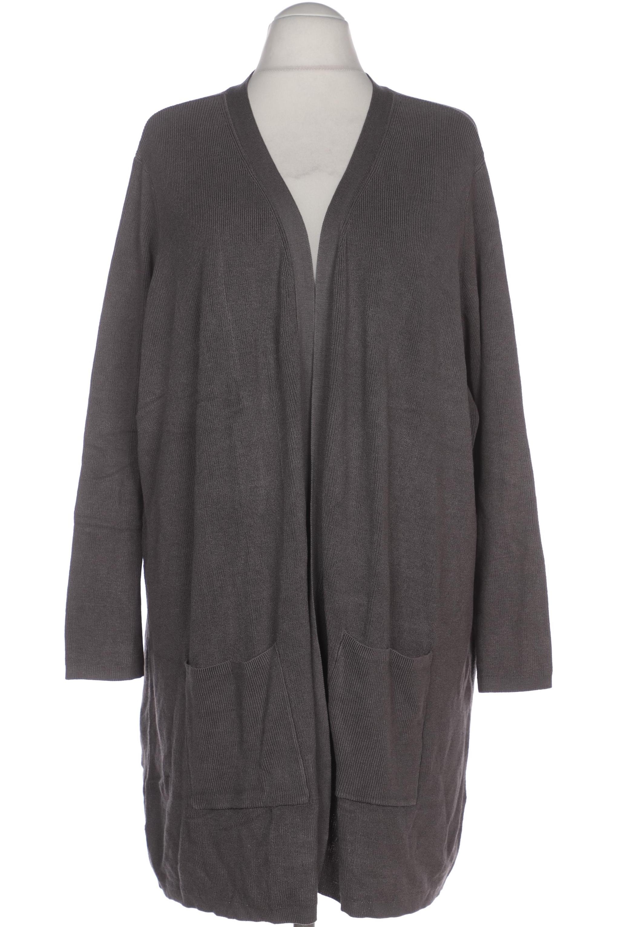 

Ulla Popken Damen Strickjacke, grau, Gr. 52