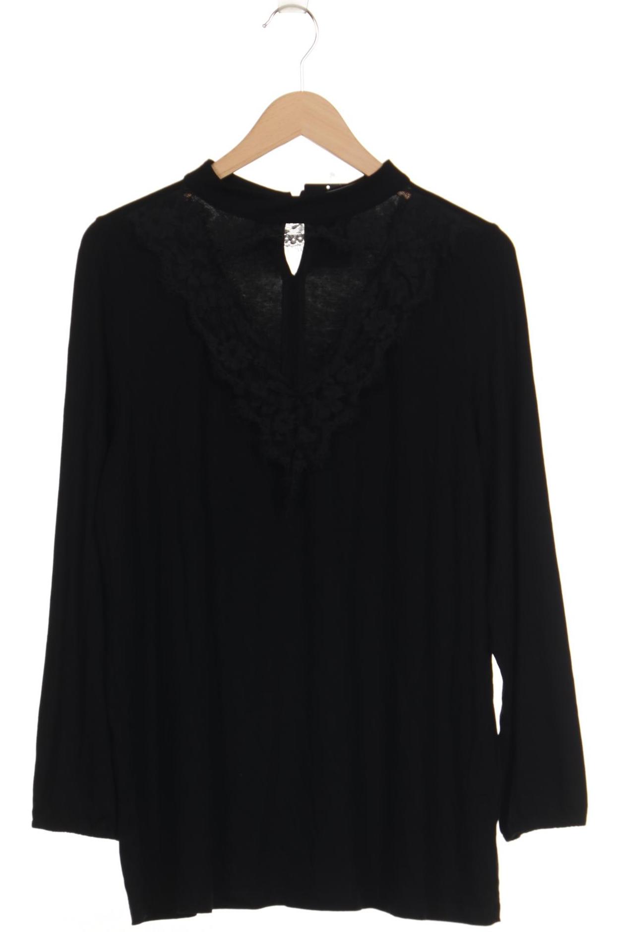

Ulla Popken Damen Langarmshirt, schwarz, Gr. 42