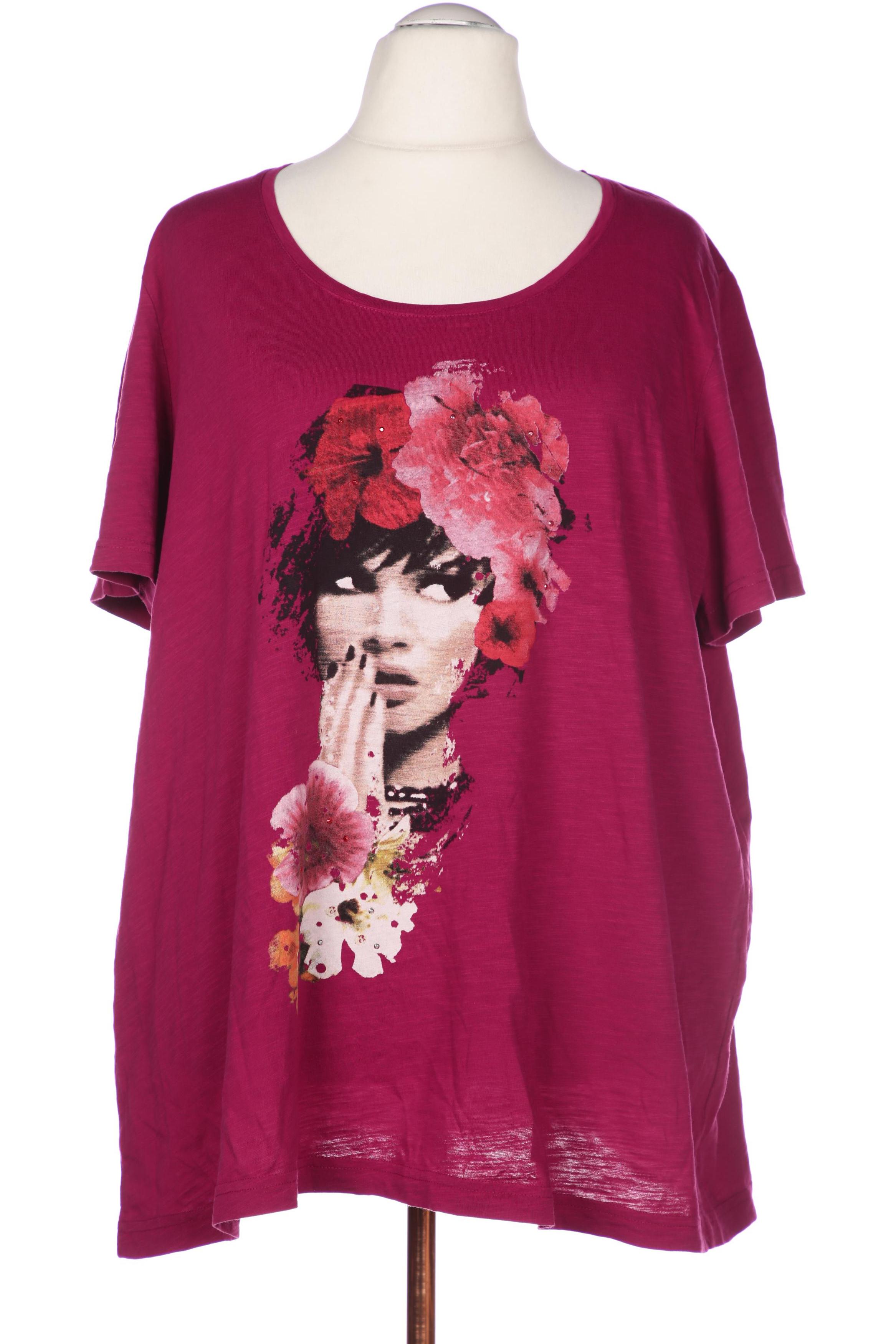 

Ulla Popken Damen T-Shirt, pink, Gr. 56