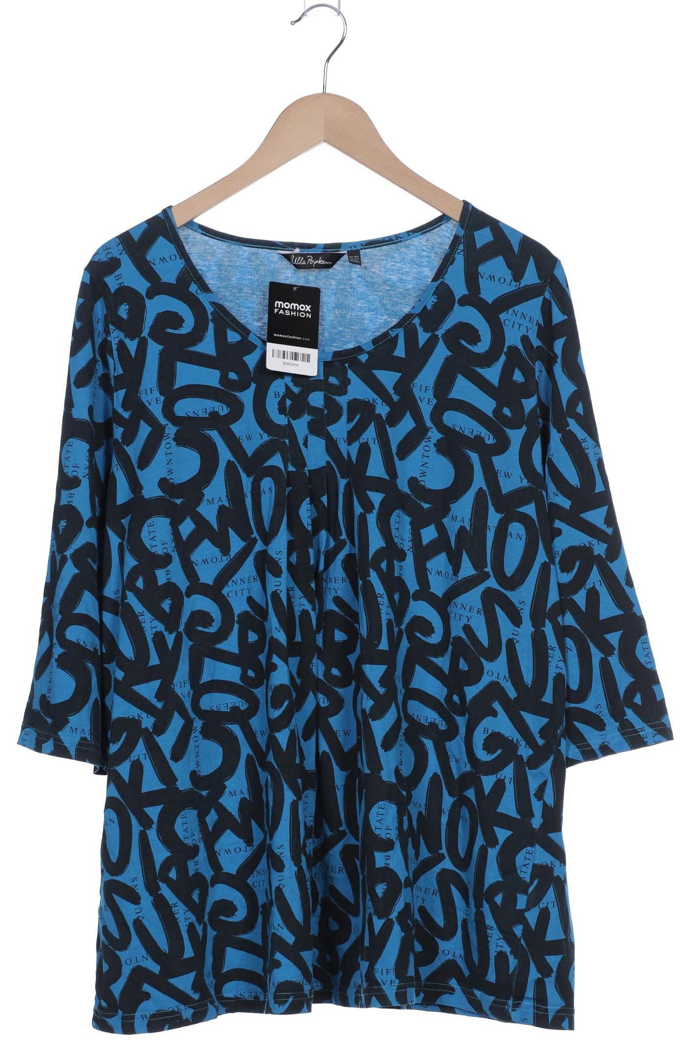 

Ulla Popken Damen Langarmshirt, blau, Gr. 50