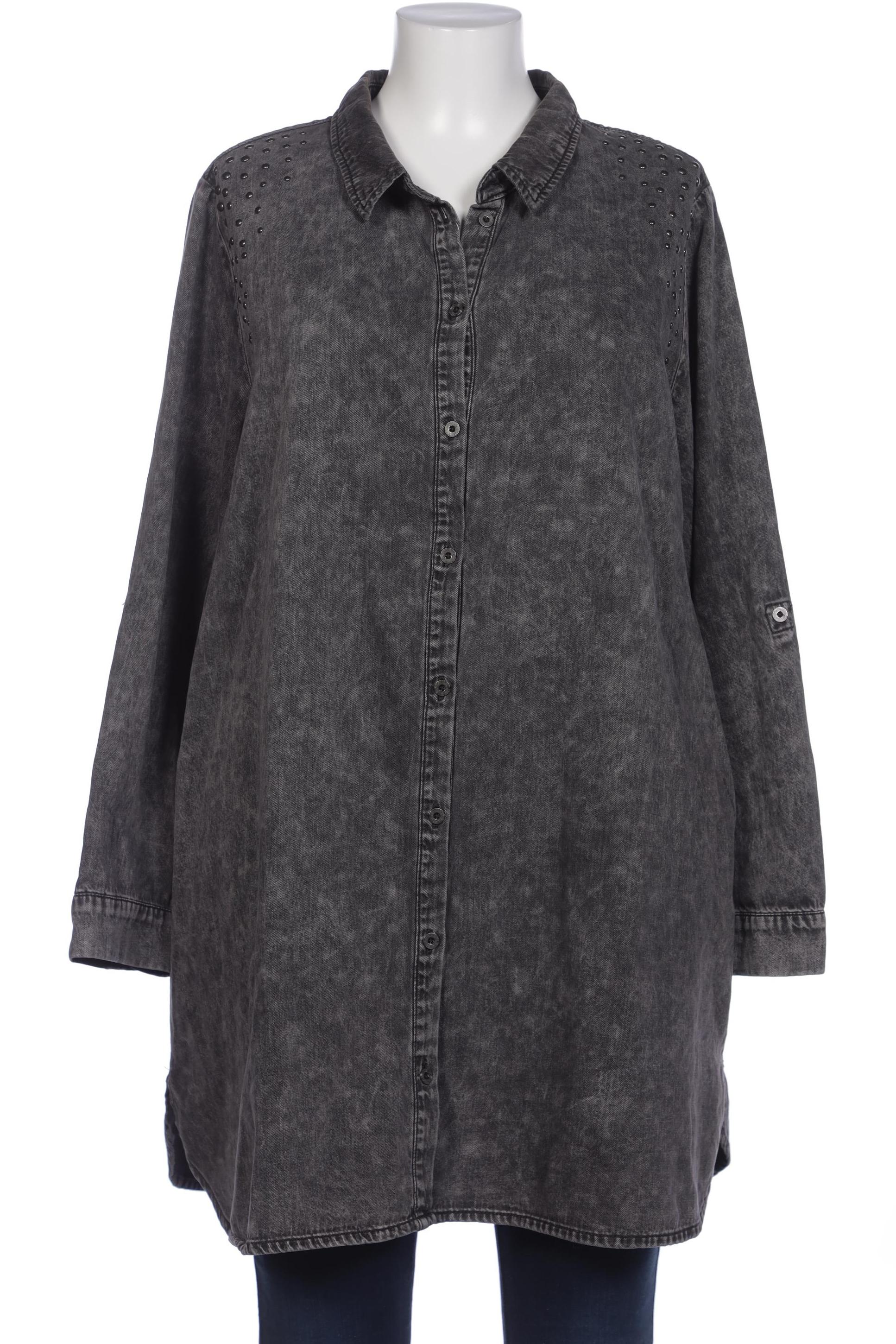 

Ulla Popken Damen Bluse, grau, Gr. 50