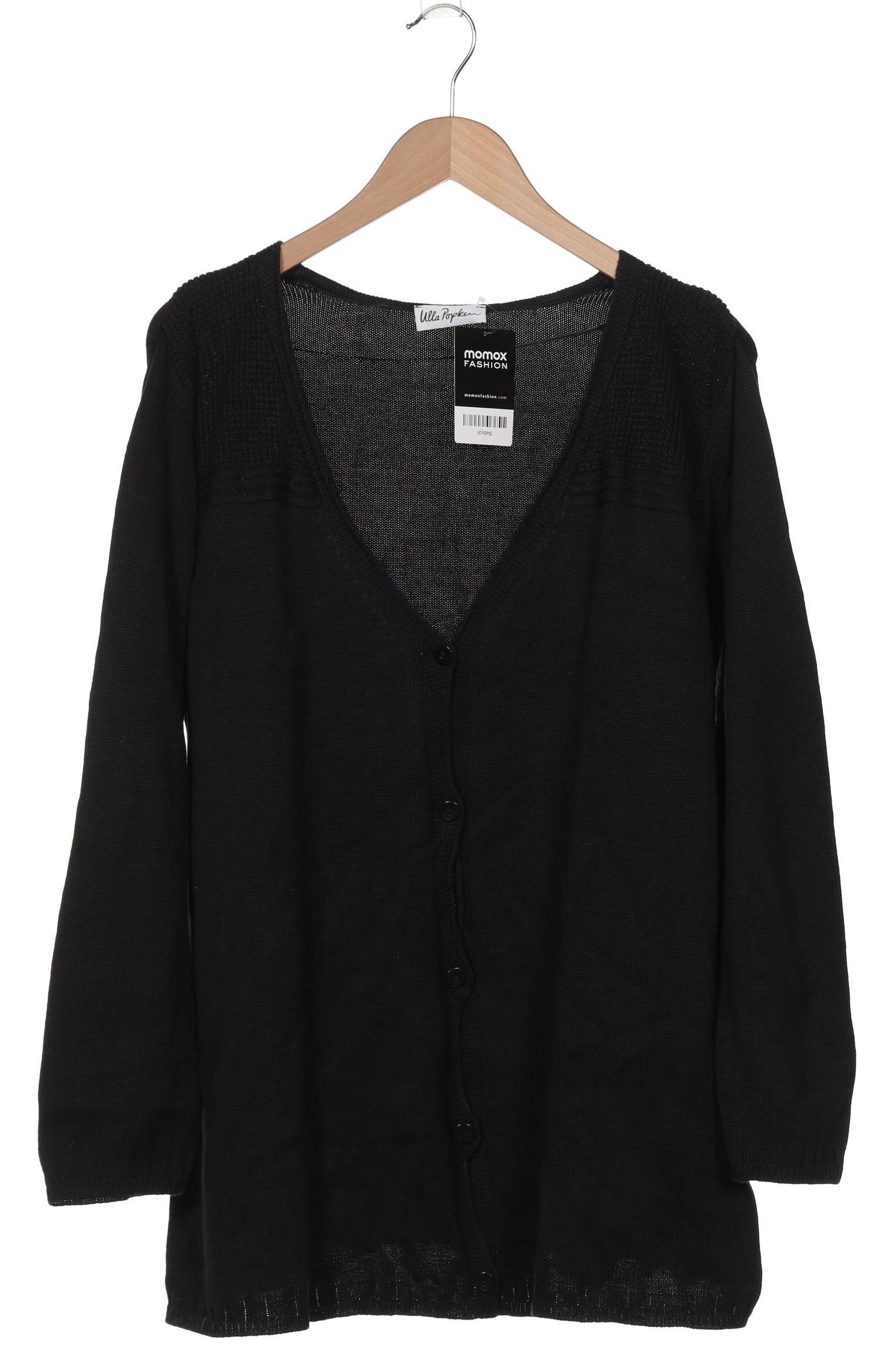 

Ulla Popken Damen Strickjacke, schwarz, Gr. 42