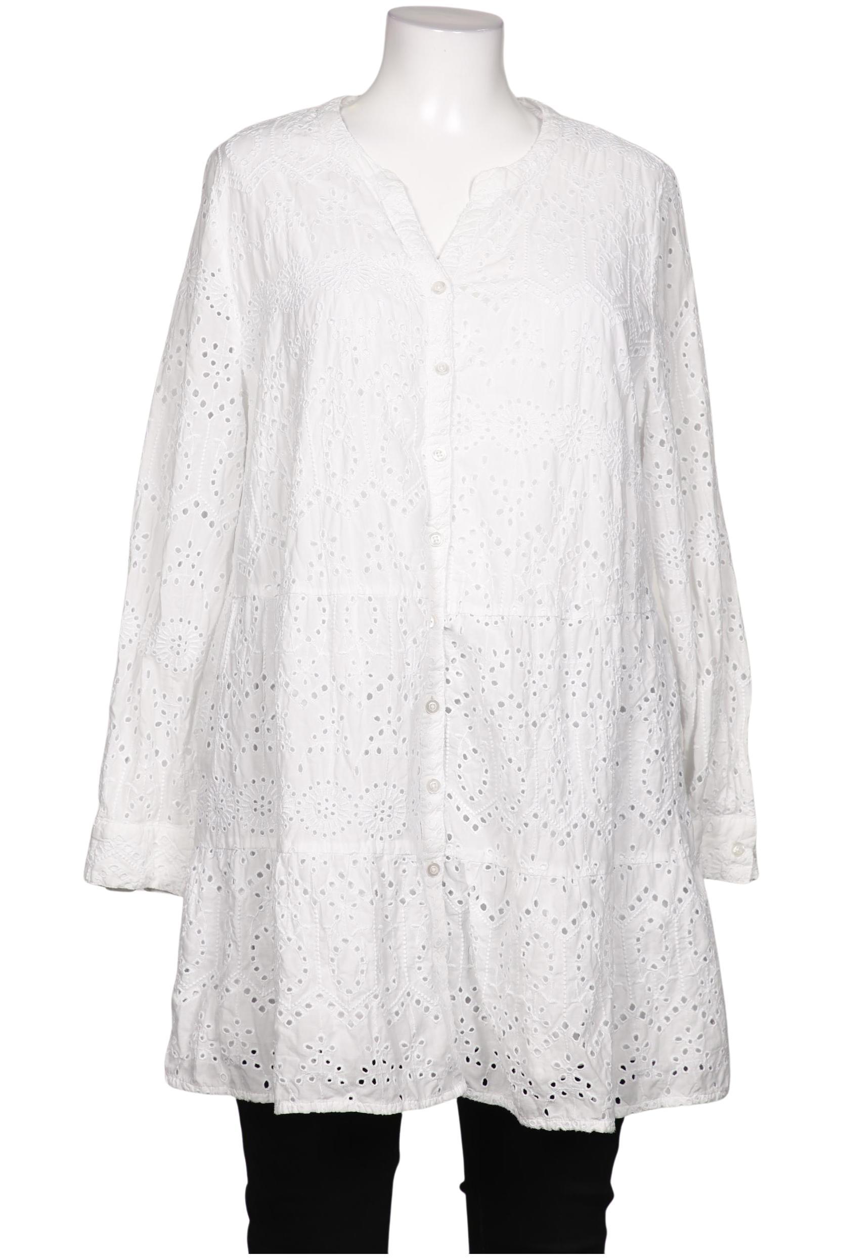 

Ulla Popken Damen Bluse, weiß, Gr. 46