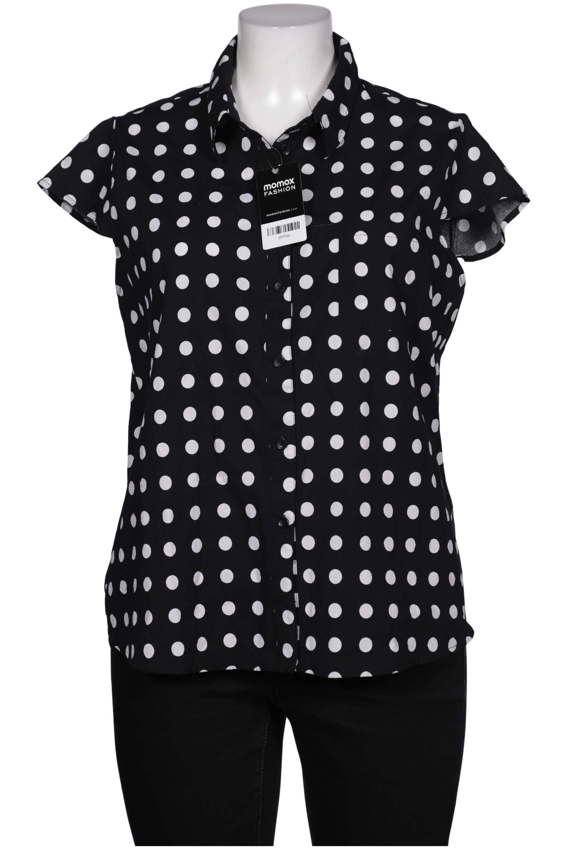 

Ulla Popken Damen Bluse, schwarz, Gr. 46