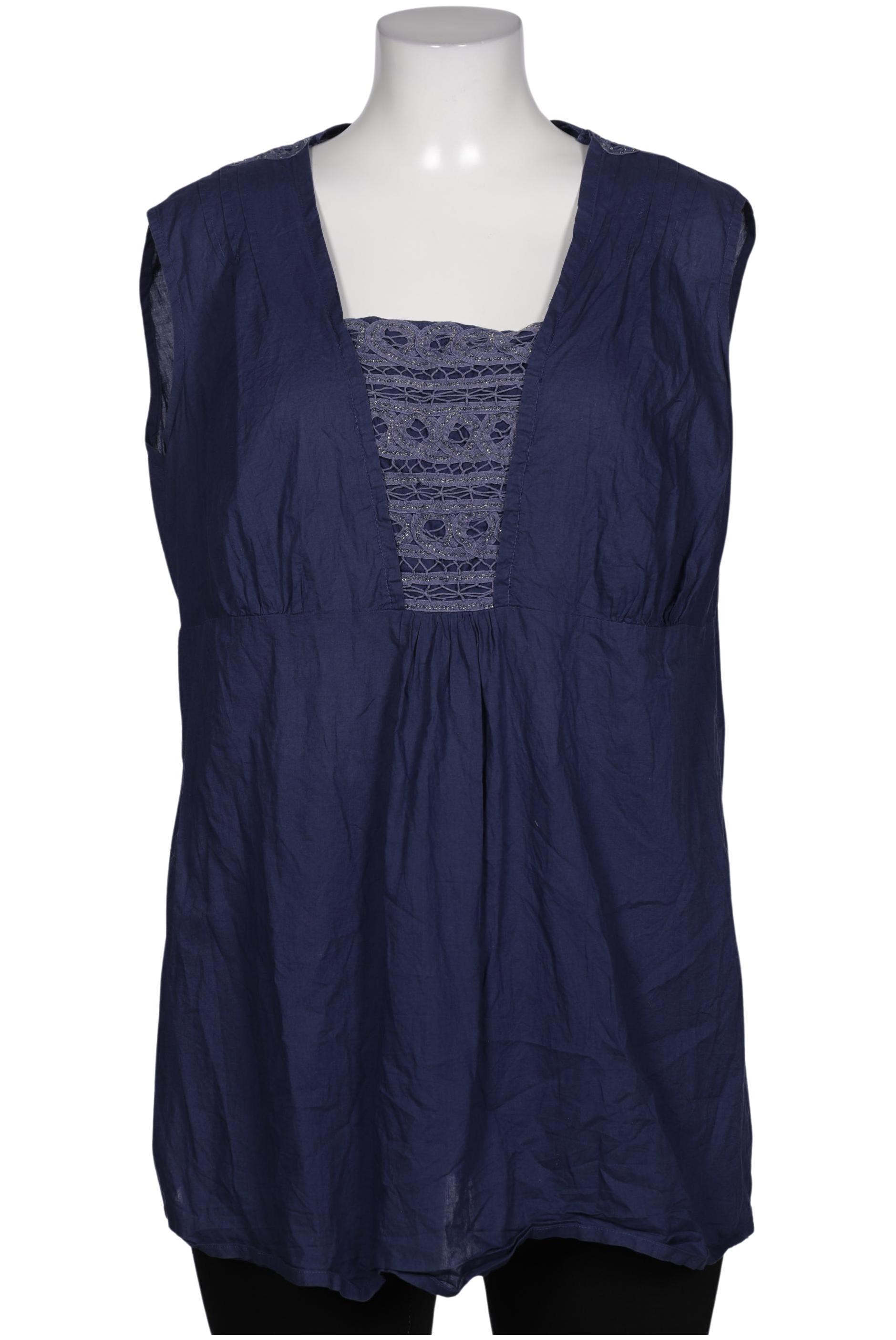 

Ulla Popken Damen Bluse, blau, Gr. 48